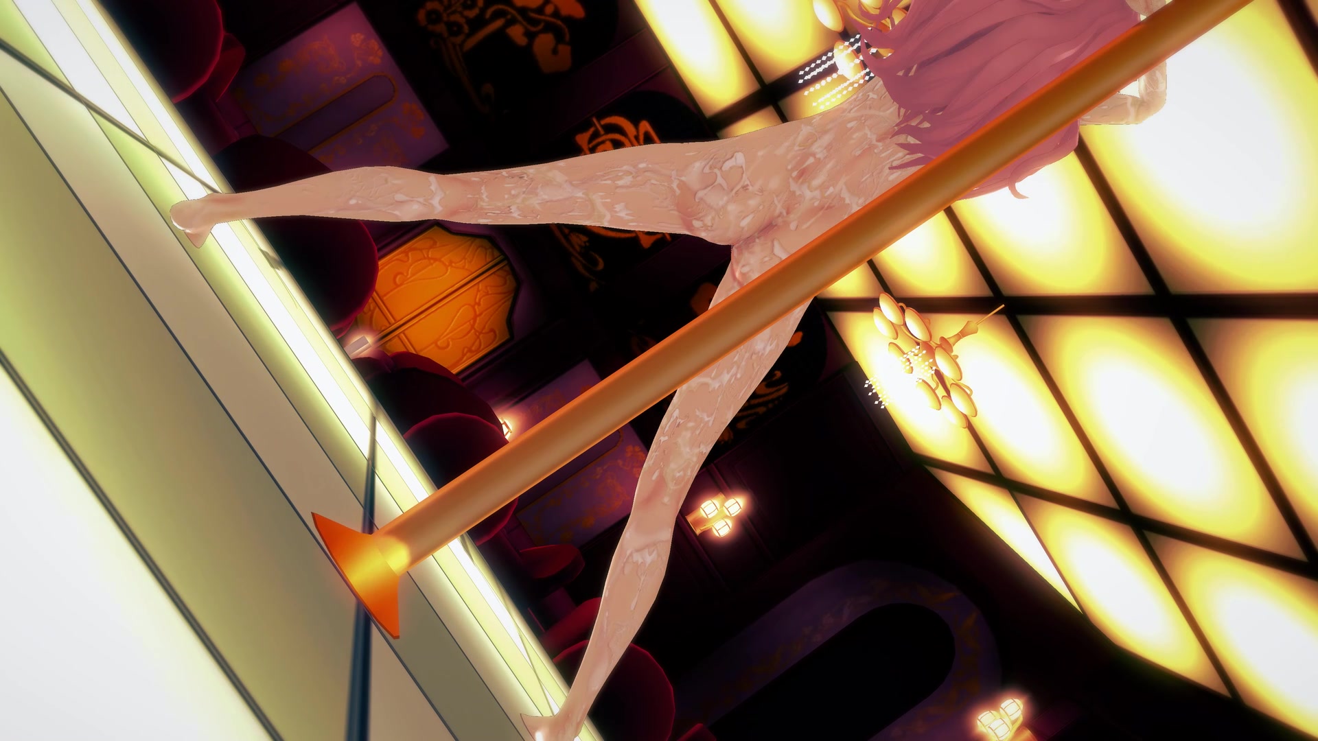 踊るオ脚女子校生：触手ふたなりエッチ