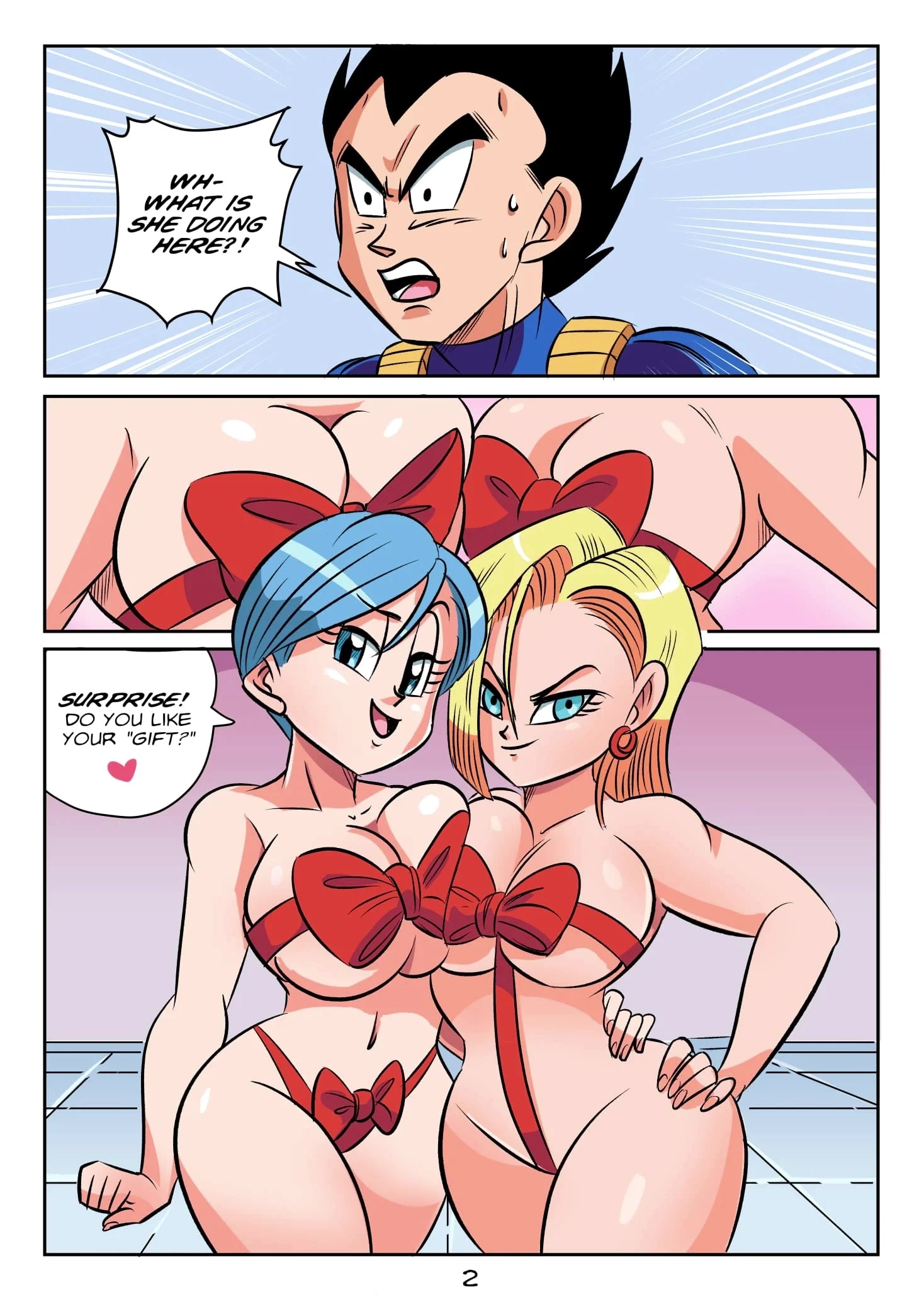 Encuentro de trío de dbz