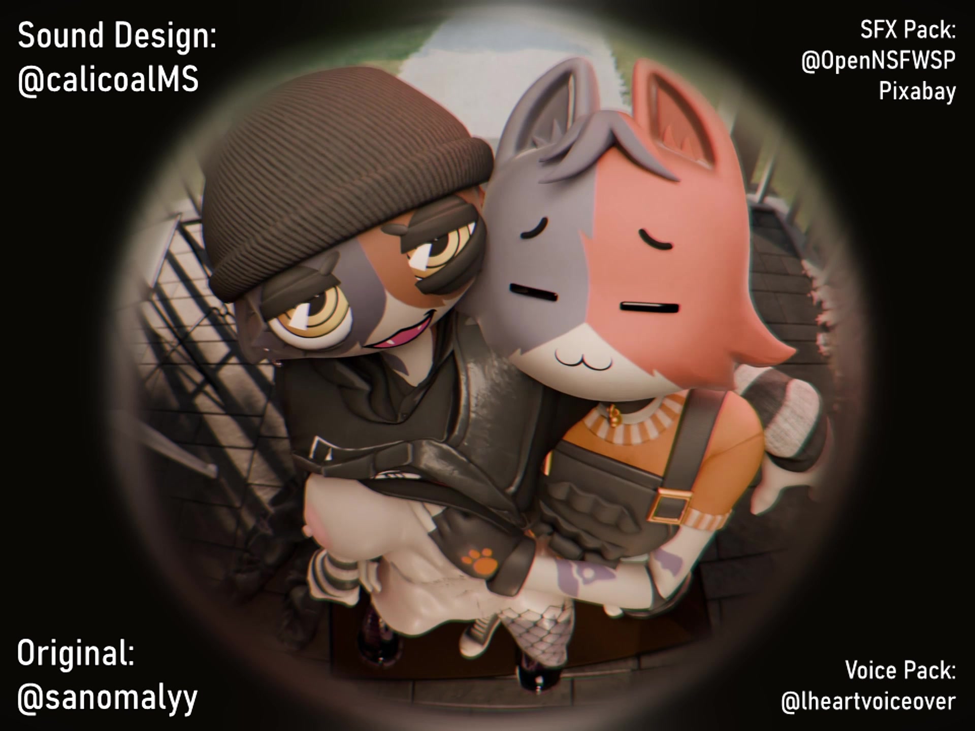 にゃんこケイトがイケるように悪いにゃんこドクロにお願いする