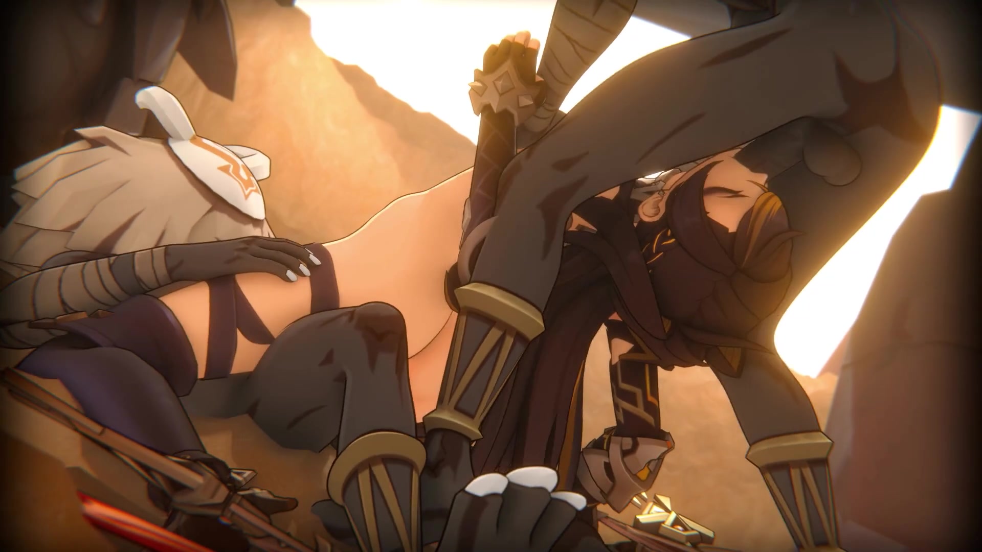 Hmv genshin impact: озорная школьница, щупальца, футанари эччи