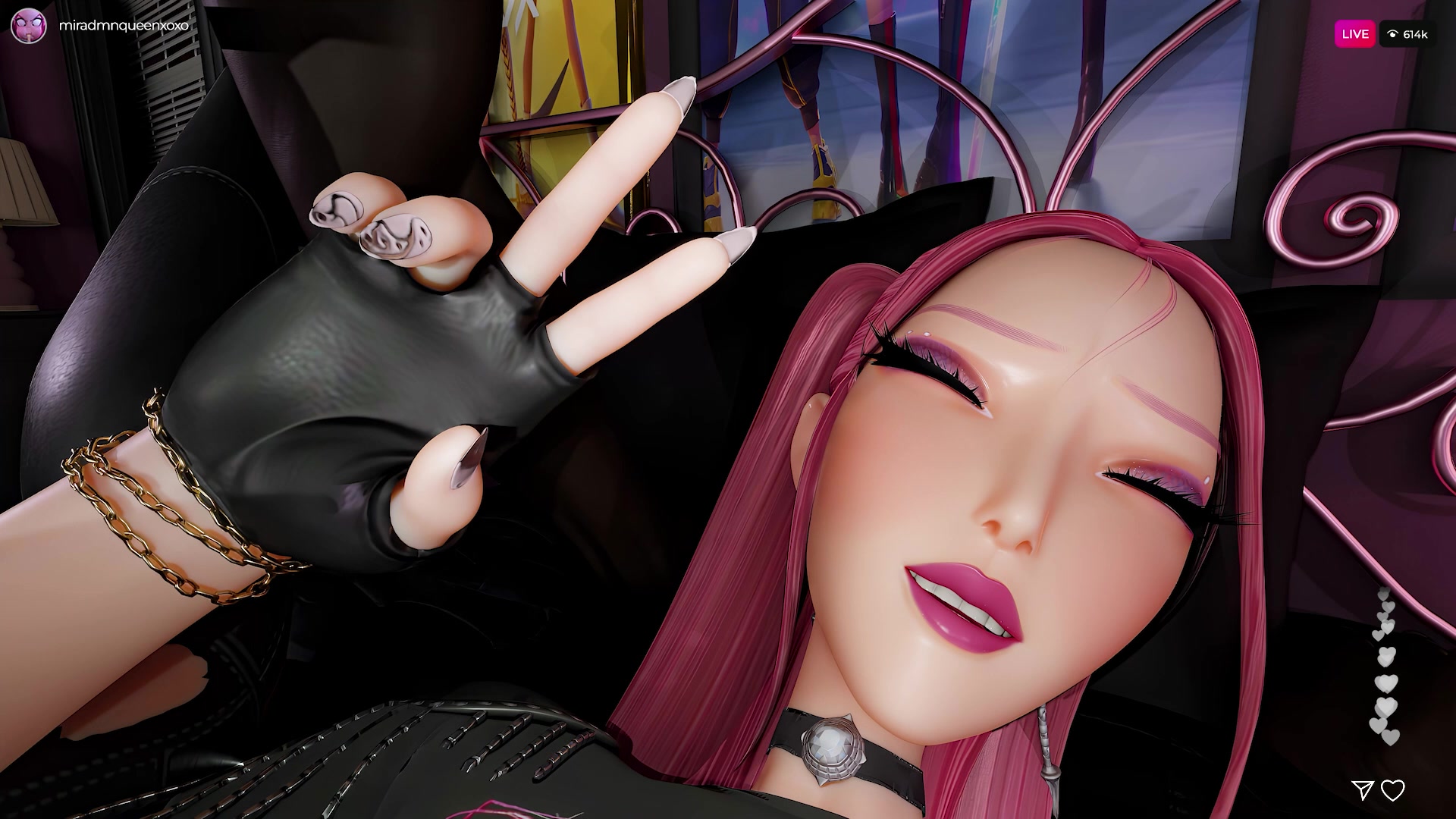 夜の触手ふたなりエッチな熱いミラ