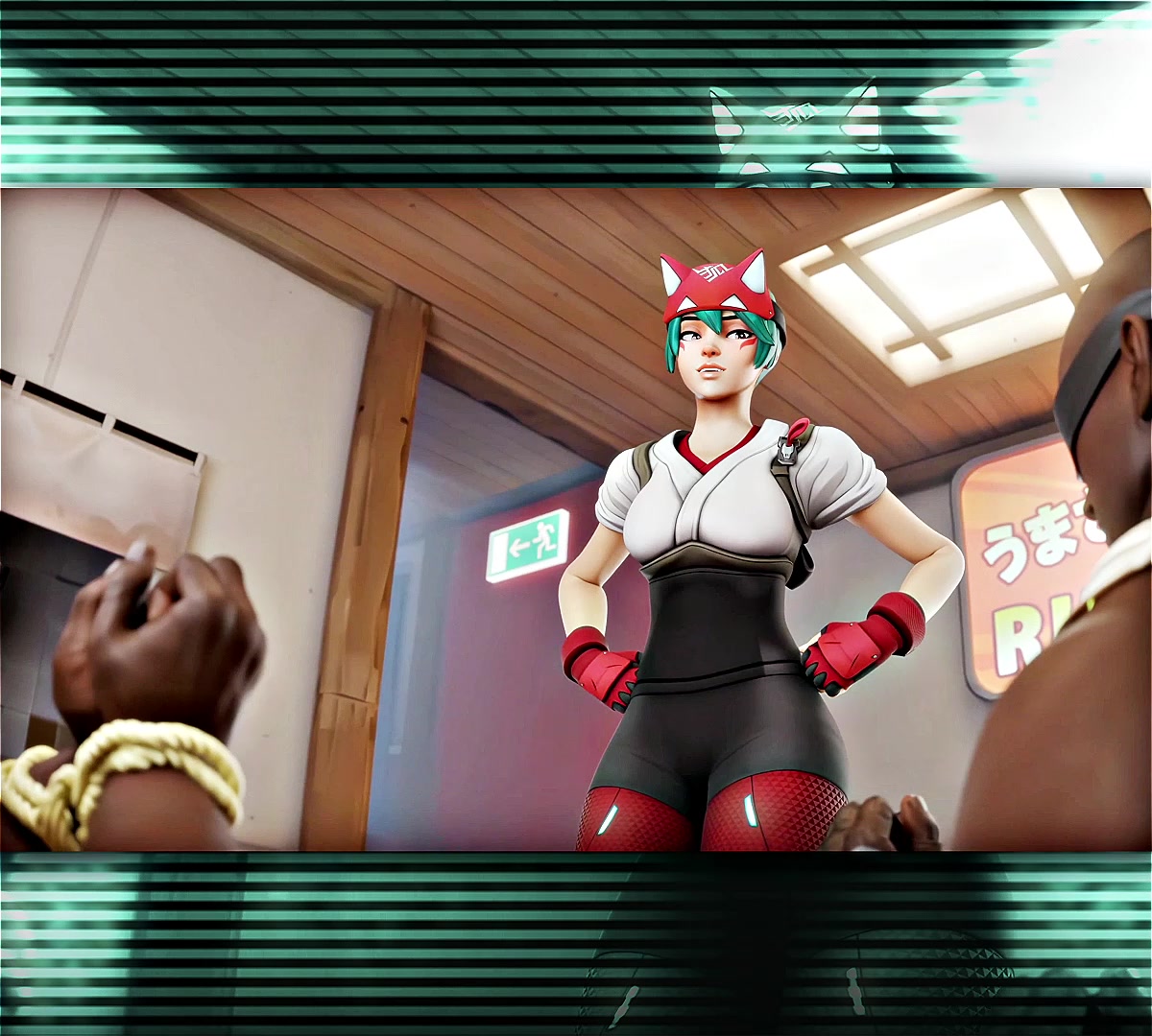 Overwatch kiriko in tentacle futanari schoolgirl ecchi scene