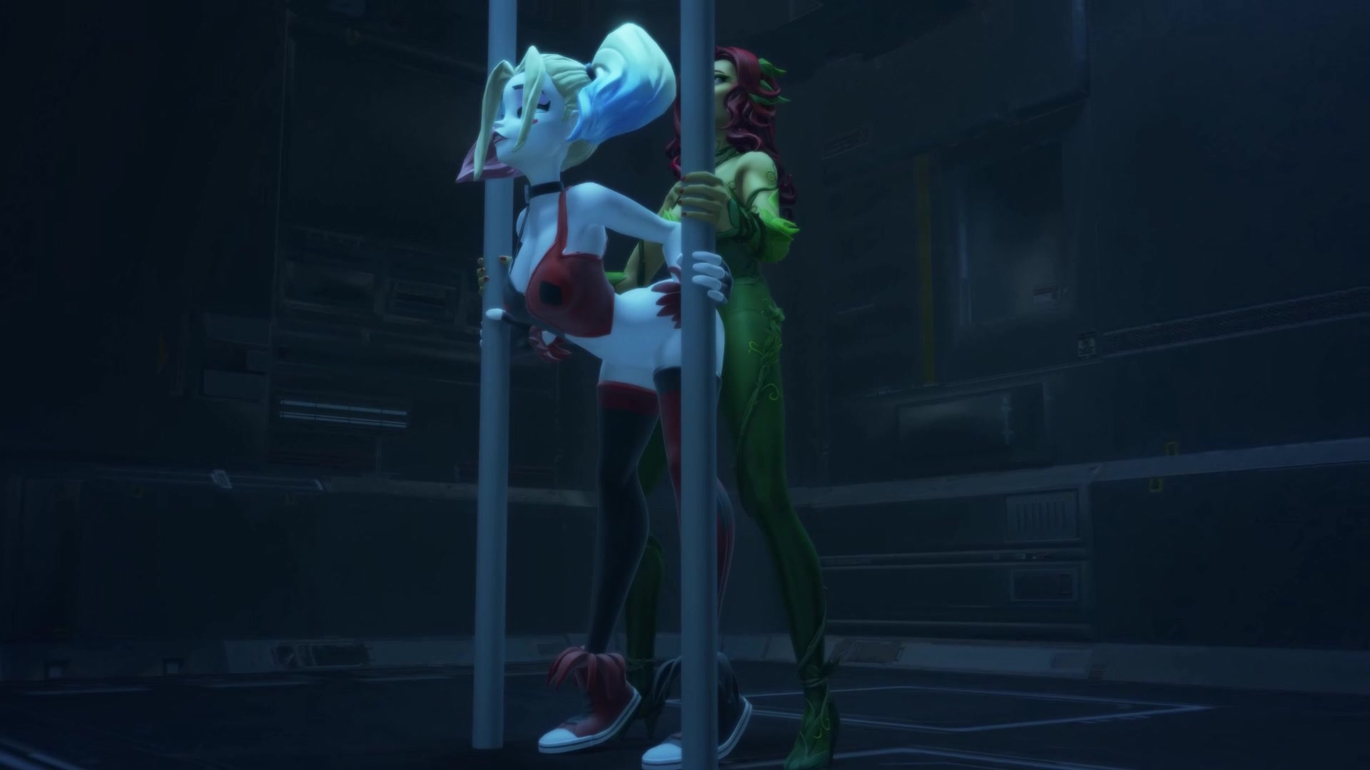 Ivy and harley’s naughty tentacle futanari schoolgirl ecchi encounter