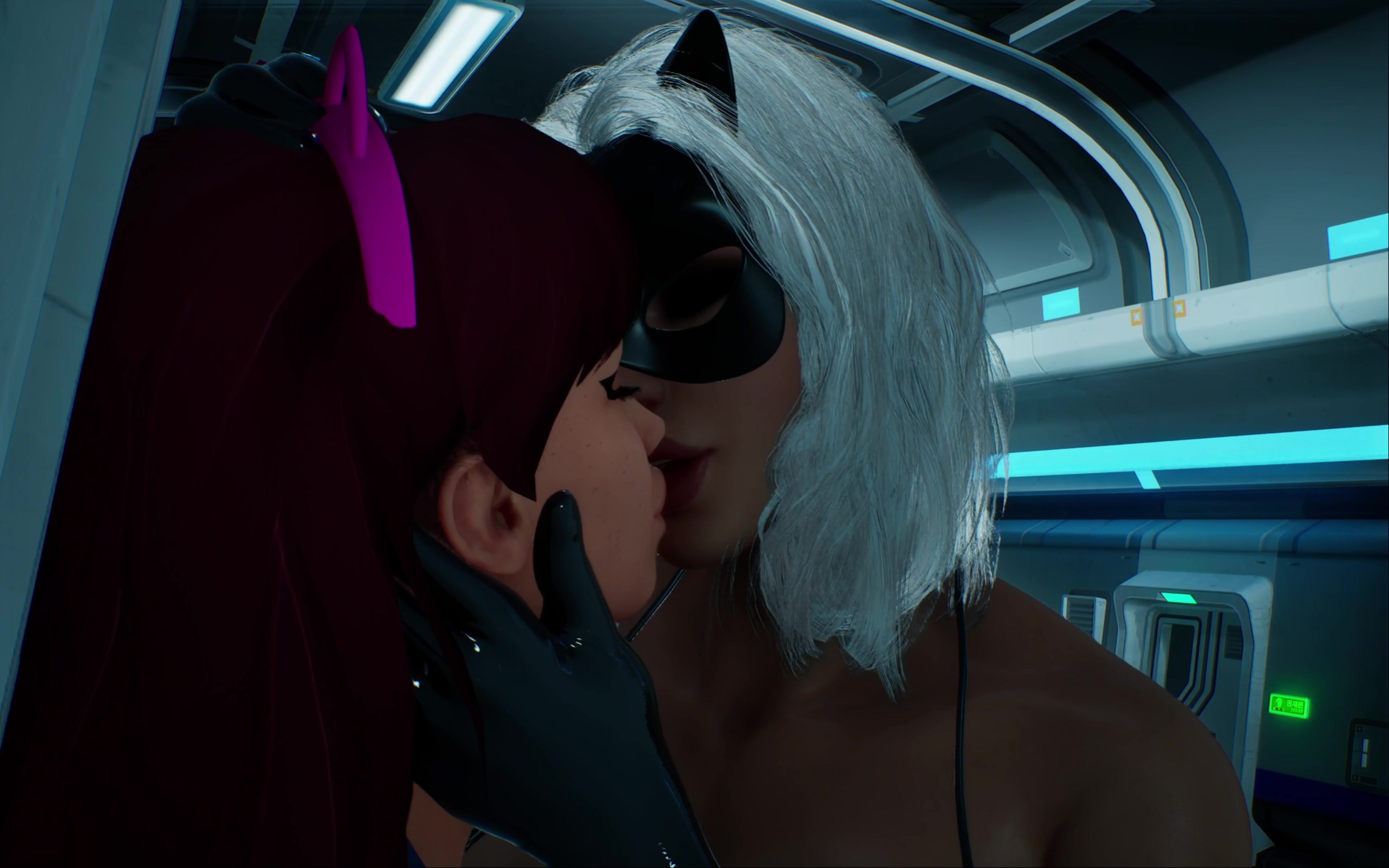 Futa kittens sexercise with dva and blackcat