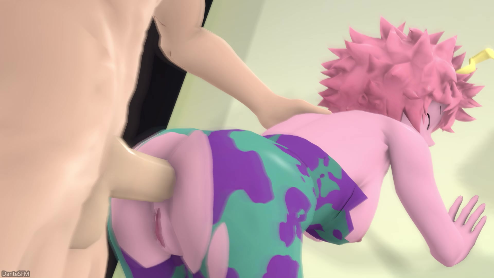Mina ashido contre le mur par dantesix