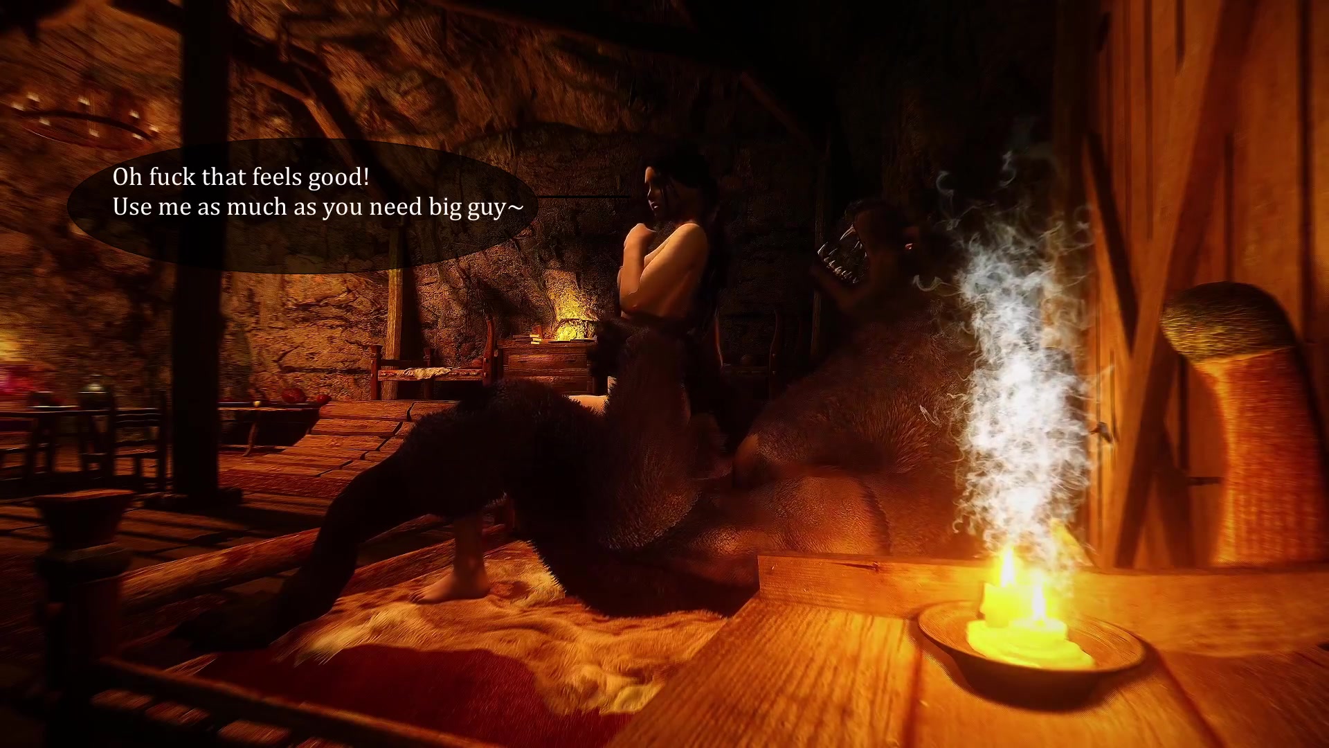 Serana's sexy ecchi schoolgirl adventure