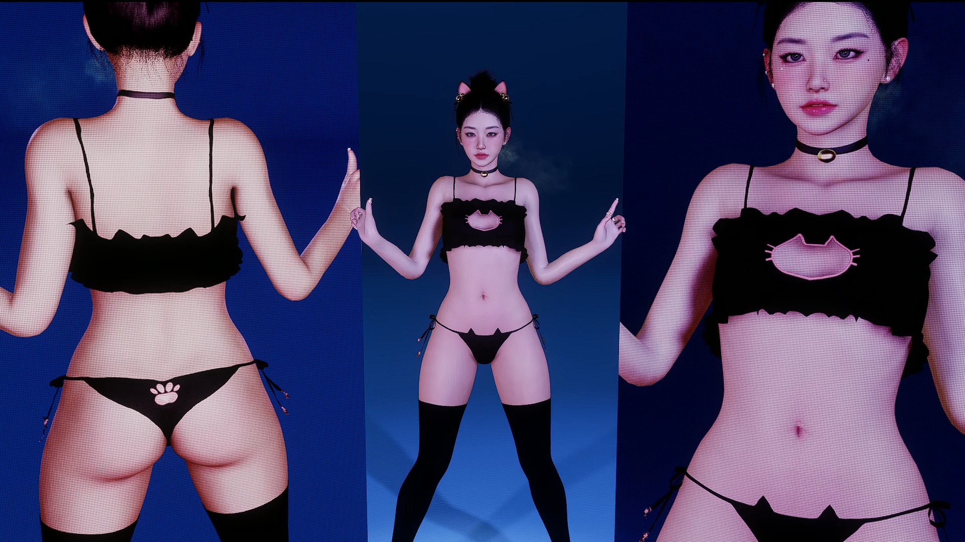 वीएएम बिल्ली का गर्म टेंटाकल फुटानारी नृत्य