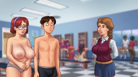 Saga d'été: écolière tentacule futana...