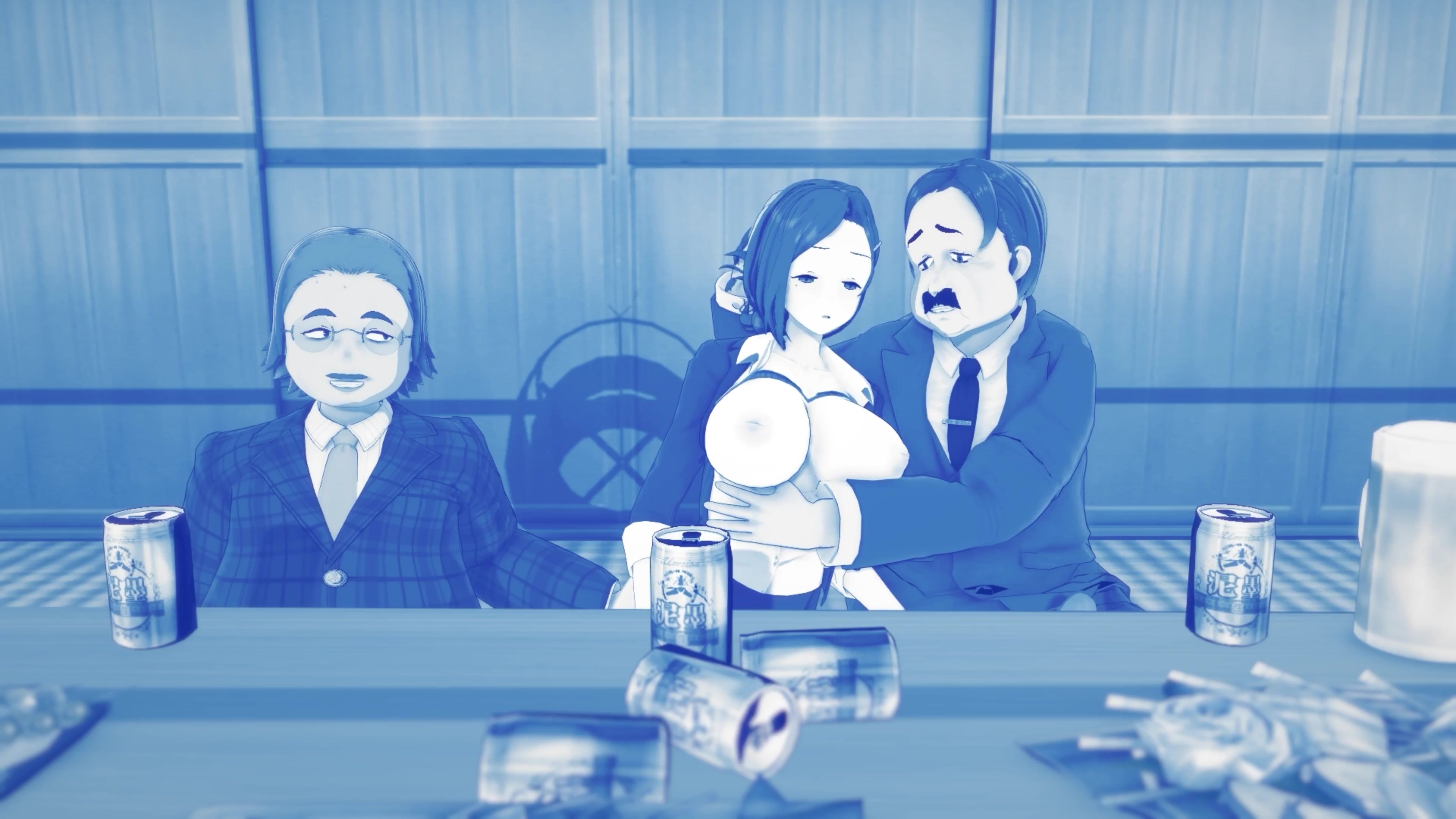 Ntr drunk senpai cheats with schoolgirl