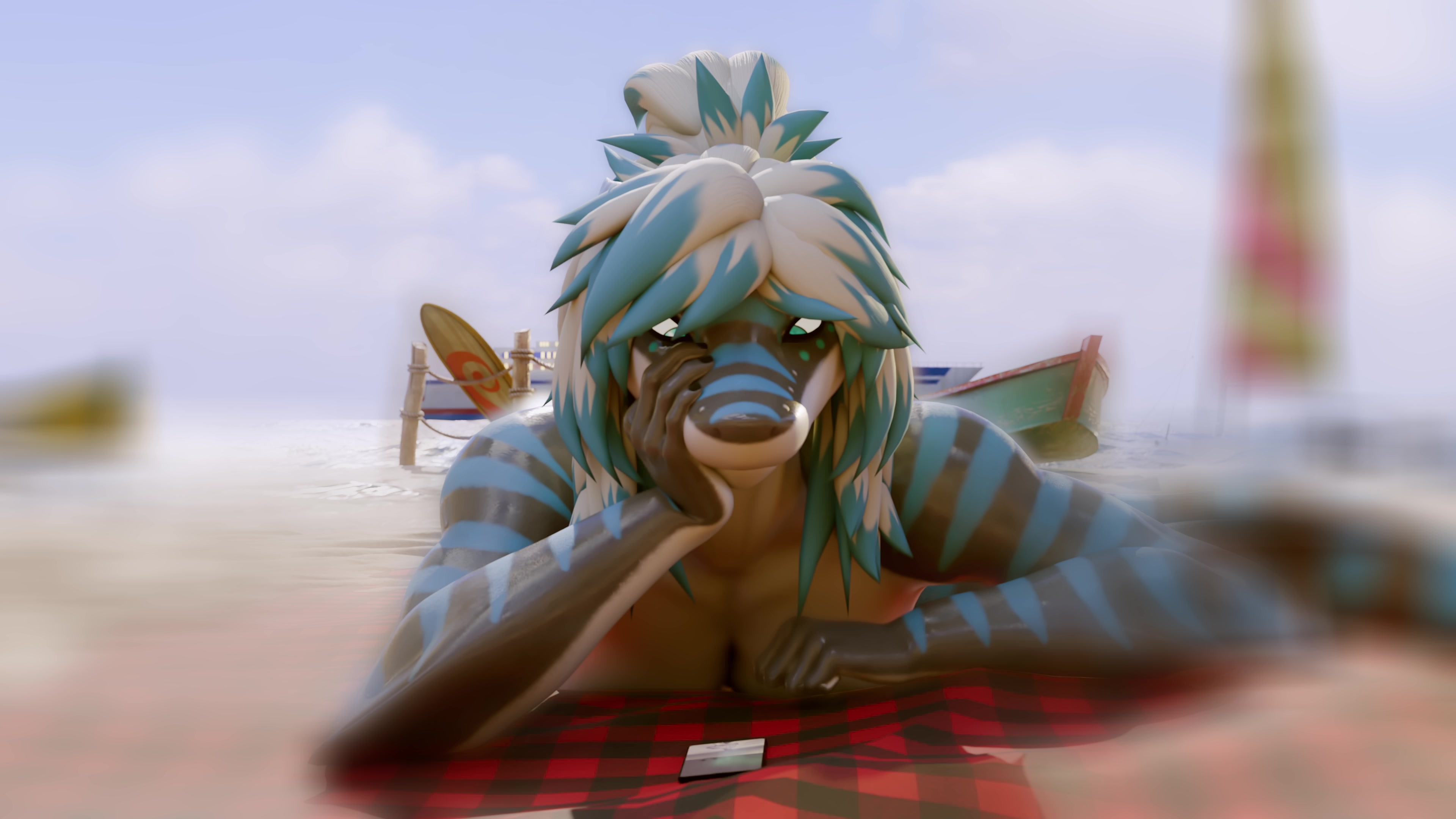 قرش الشاطئ المخلوق المخنث تلميذة إيتشي