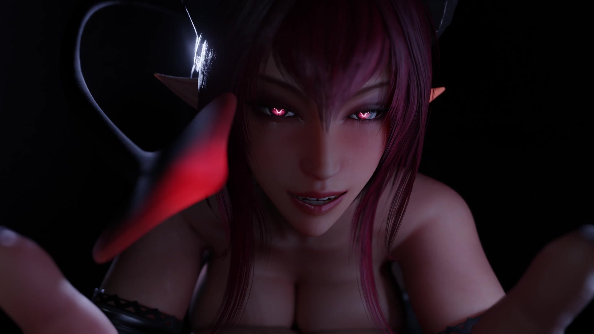 デーモン娘との密着騎乗