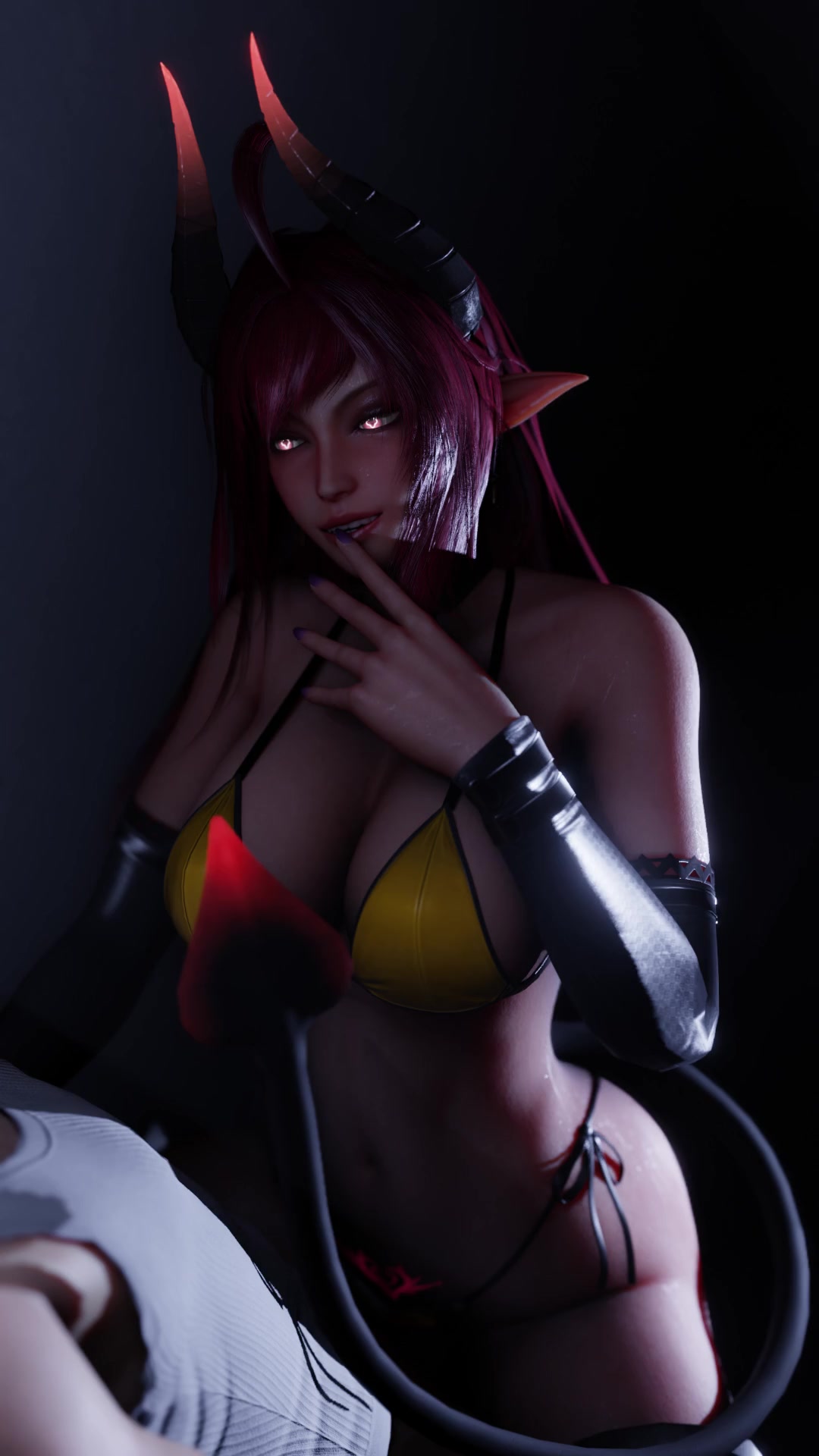 डेमोनगर्ल टेंटेकल फुटानारी इच्छा पर सवारी