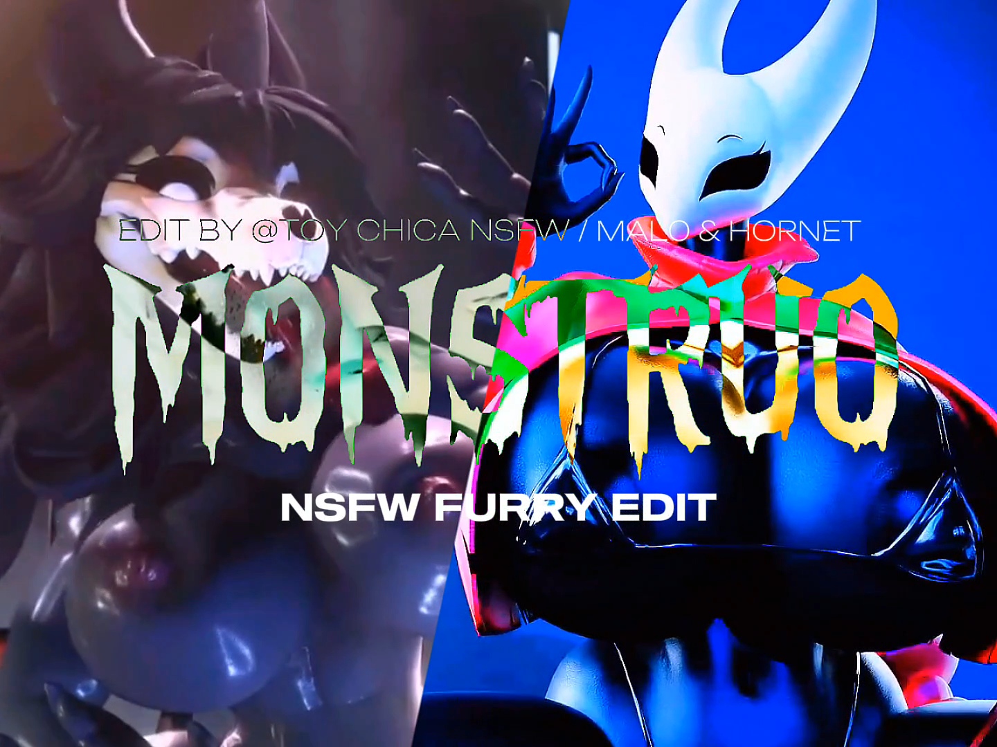 édition furry intense avec monstrueux et cornu