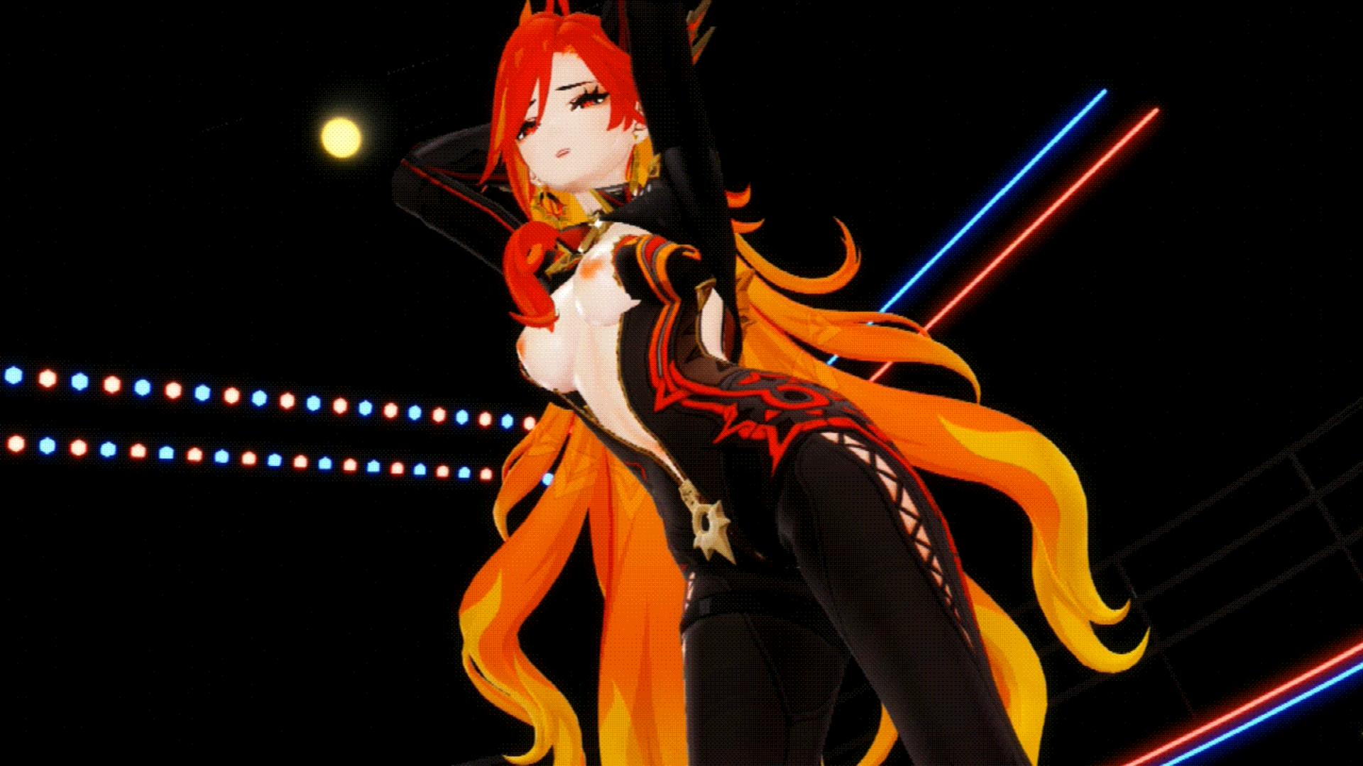 Sexy lewd queen mavuika ecchi futanari tentacle