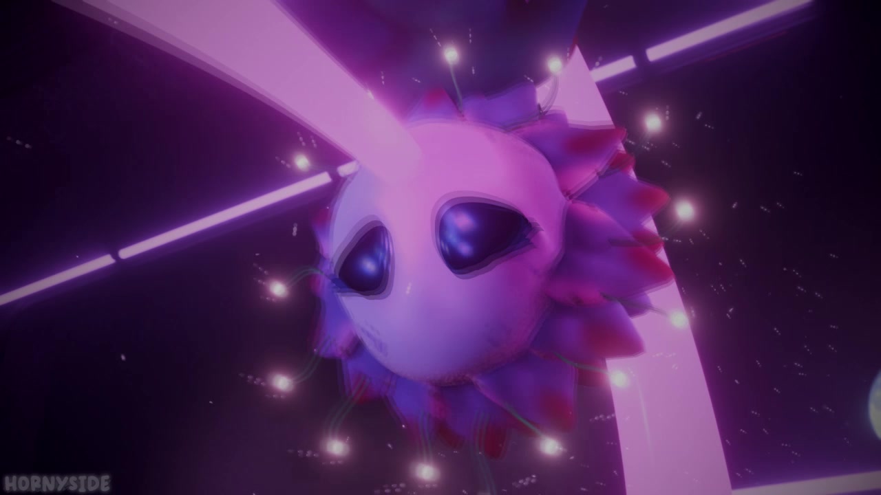 宇宙花の来訪者：触手ふたなり女子校生のエッチな遭遇