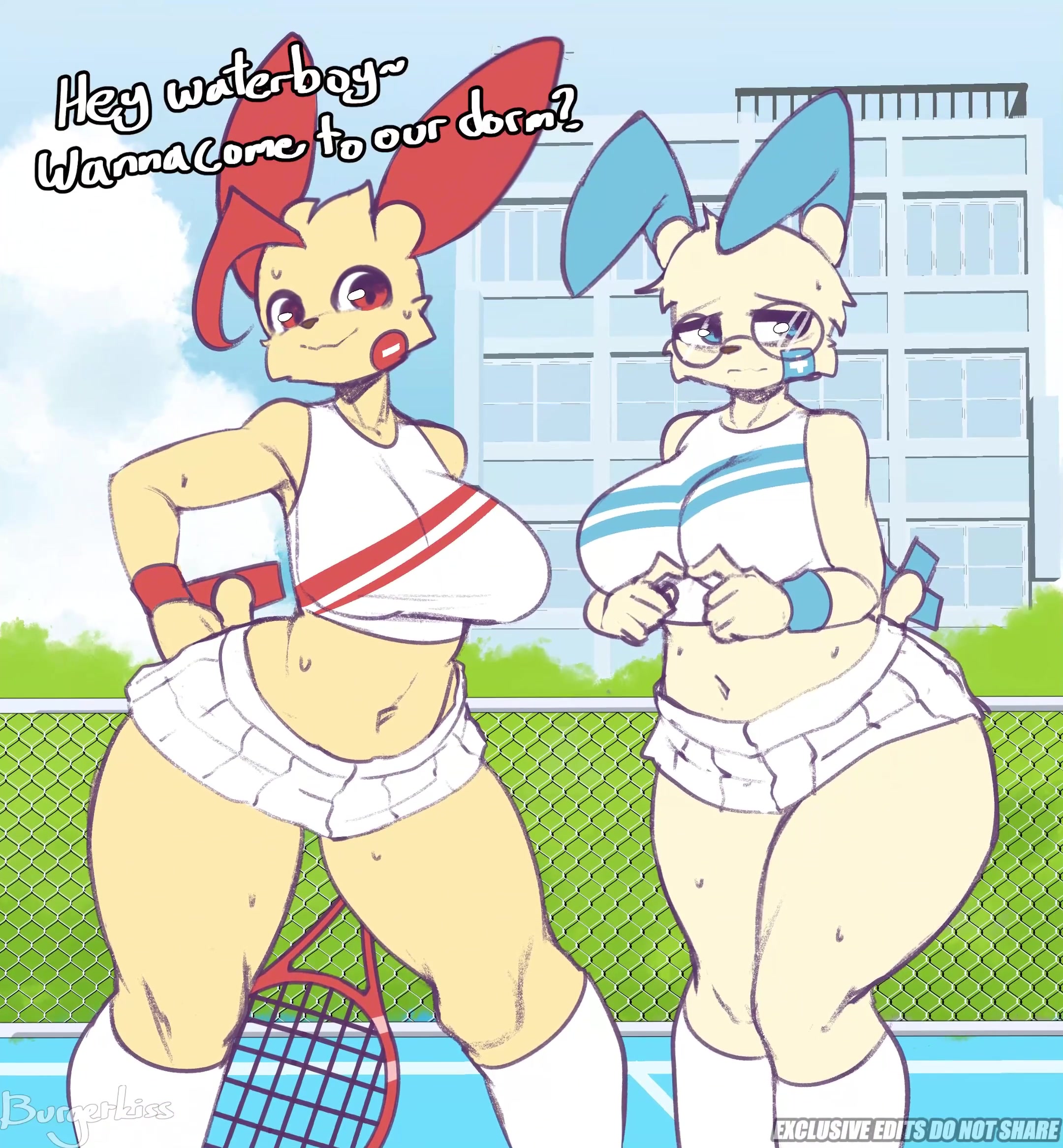 触手で発散するふたなり女学生