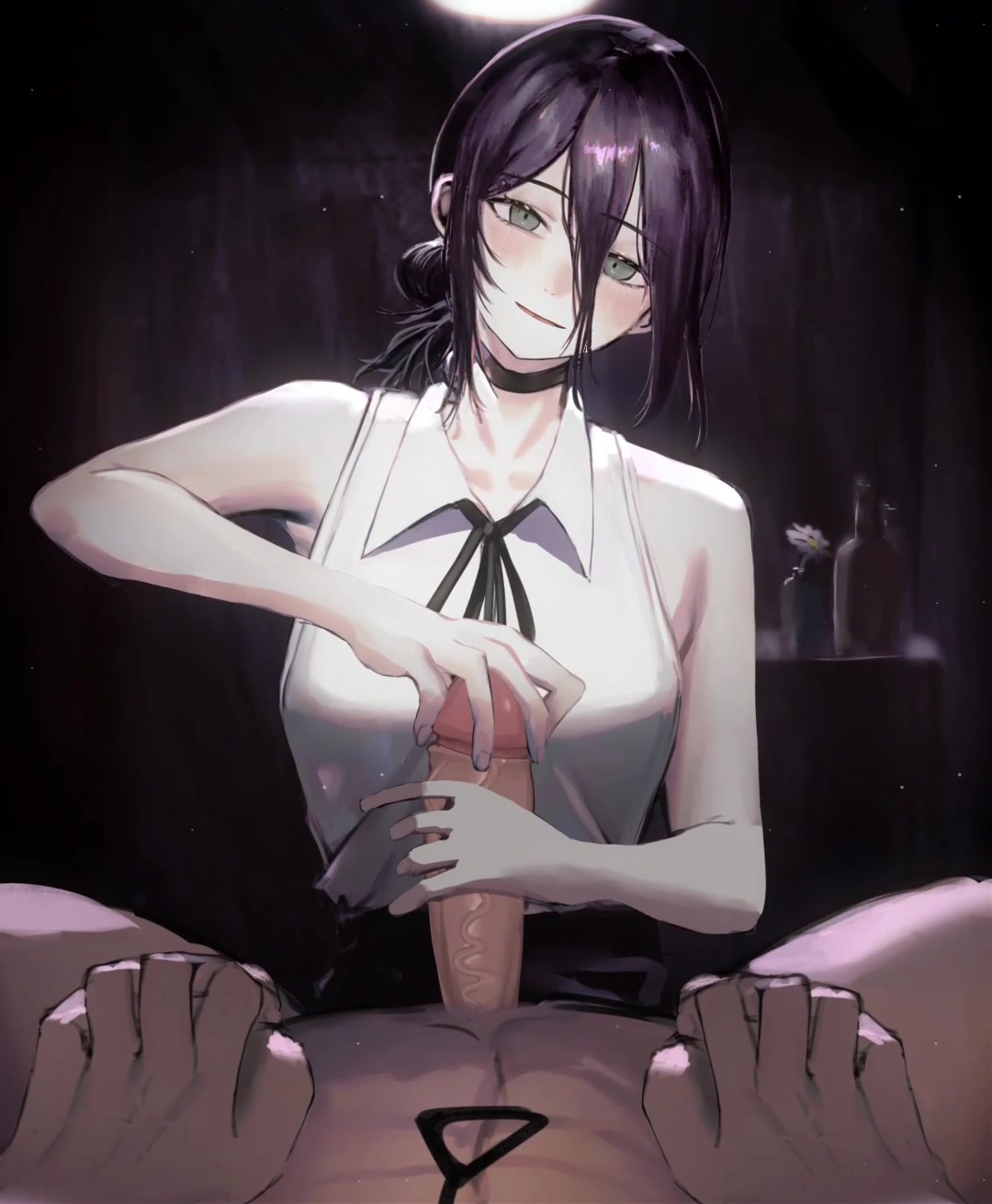 Reze moecode uncensored handjob scene