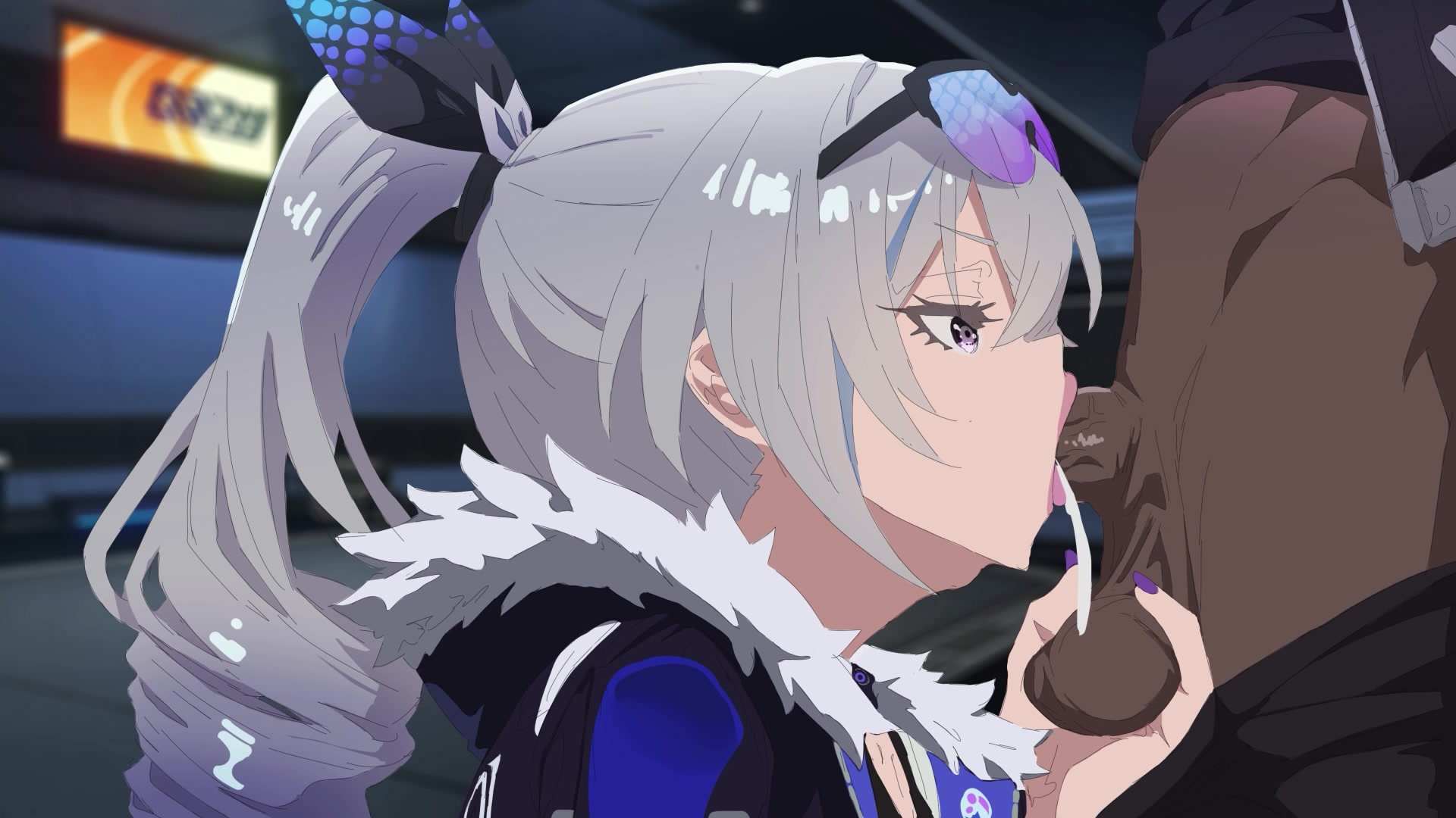 серебряный волк ангел школа щупальца футанари школьница