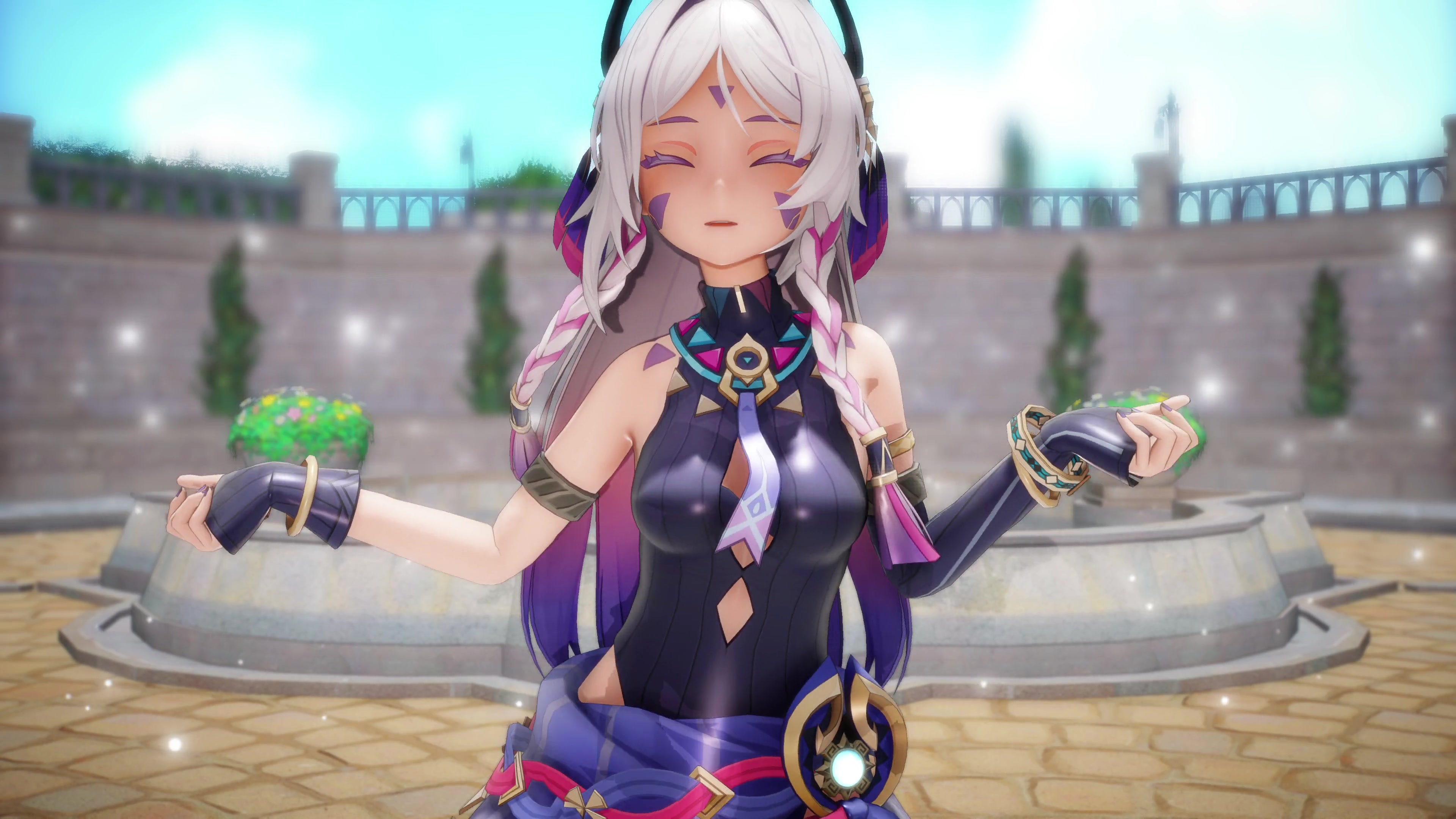 Orgy genshin d'écolière futa tentacule