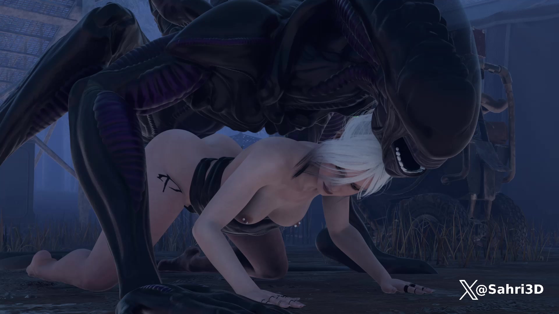 触手异形扶她色情女学生