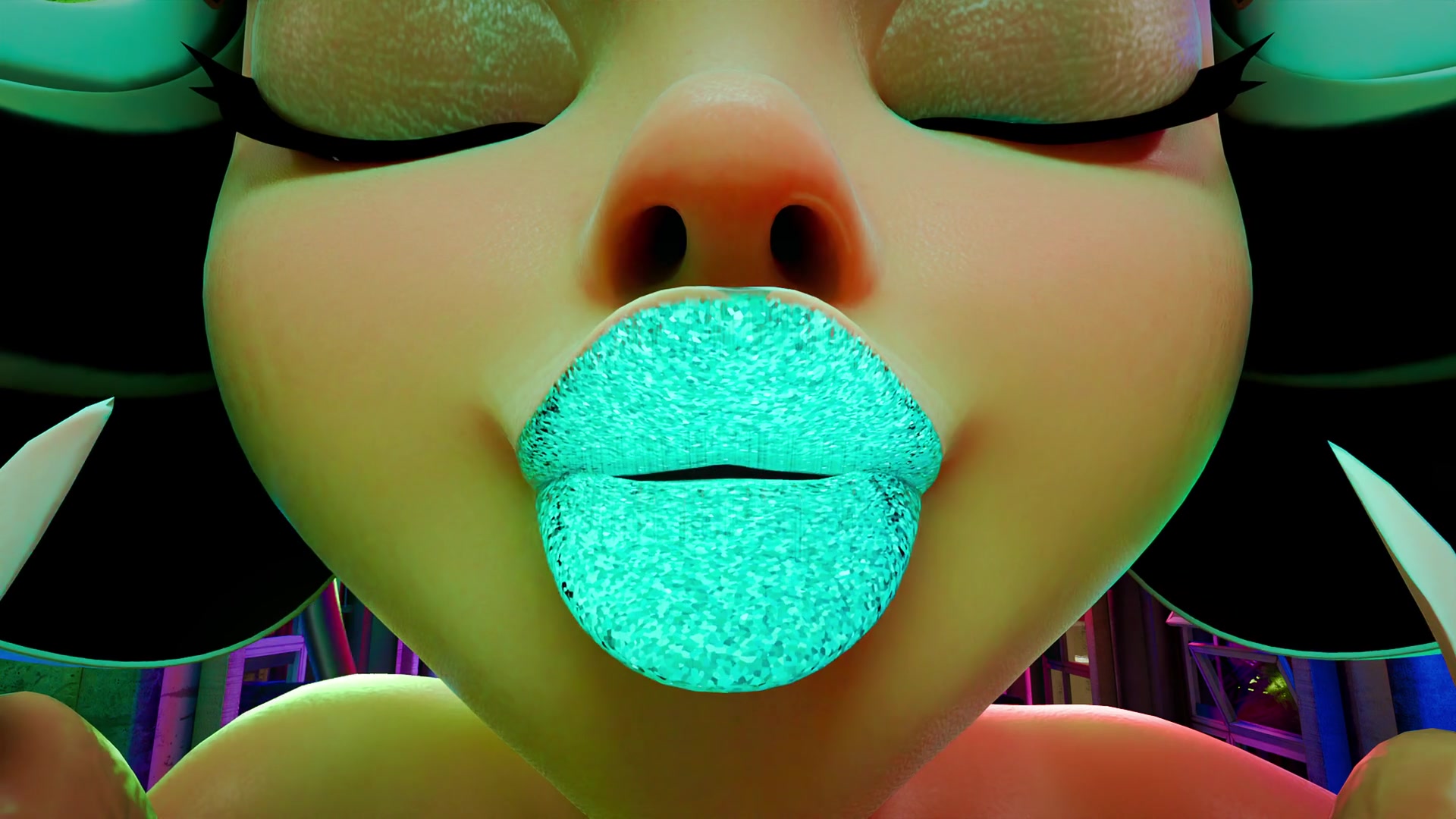 قبلة من وجهة نظر مع ملكة الثراء سلوبر