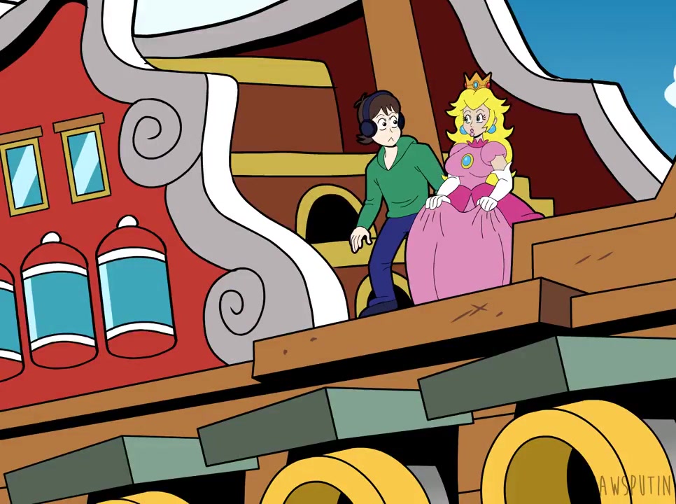 Pfirsich-fallschirm von drawsputin