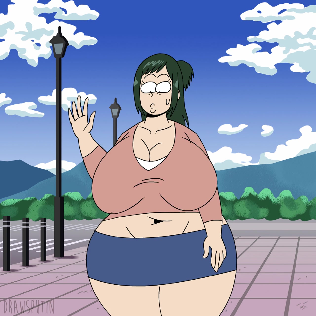 Loira inko tentáculo futanari aluna ecchi