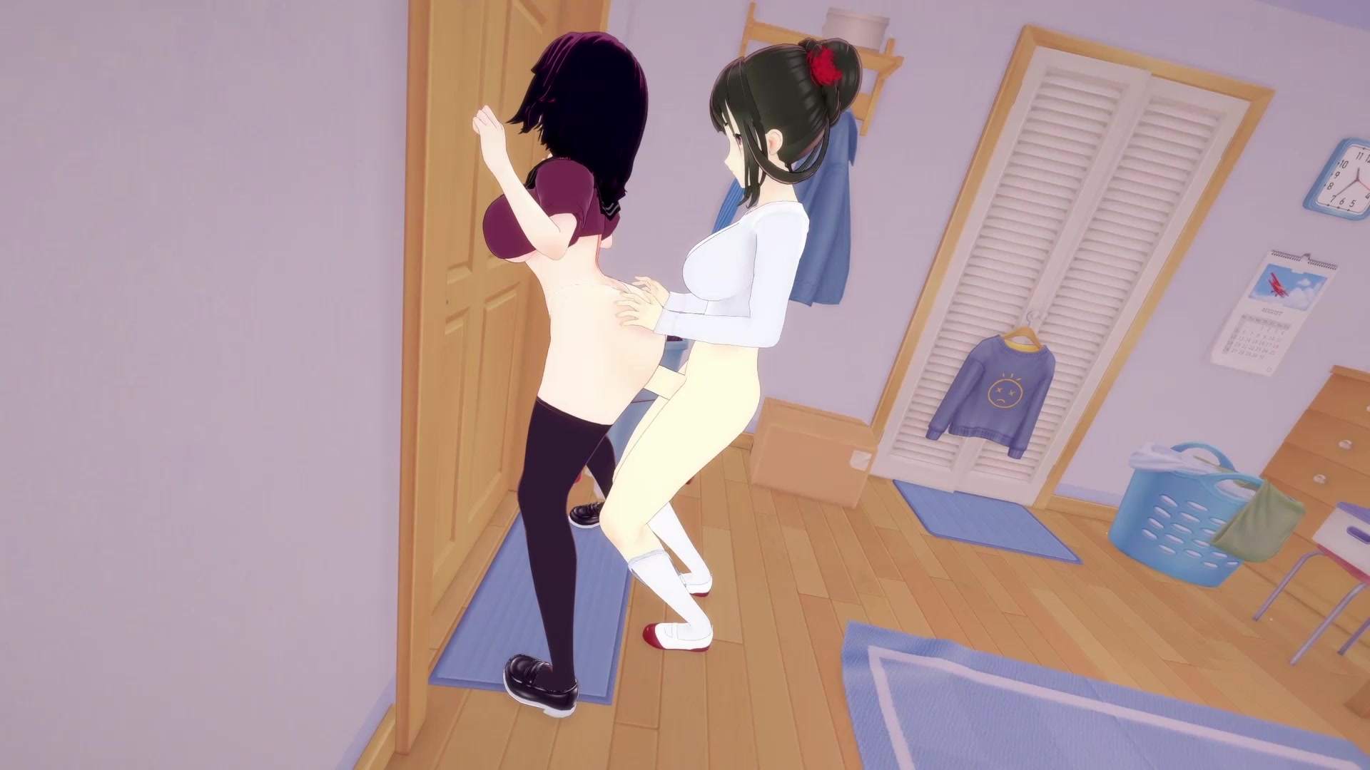 томоэ и тогами в озорной эччи-акции