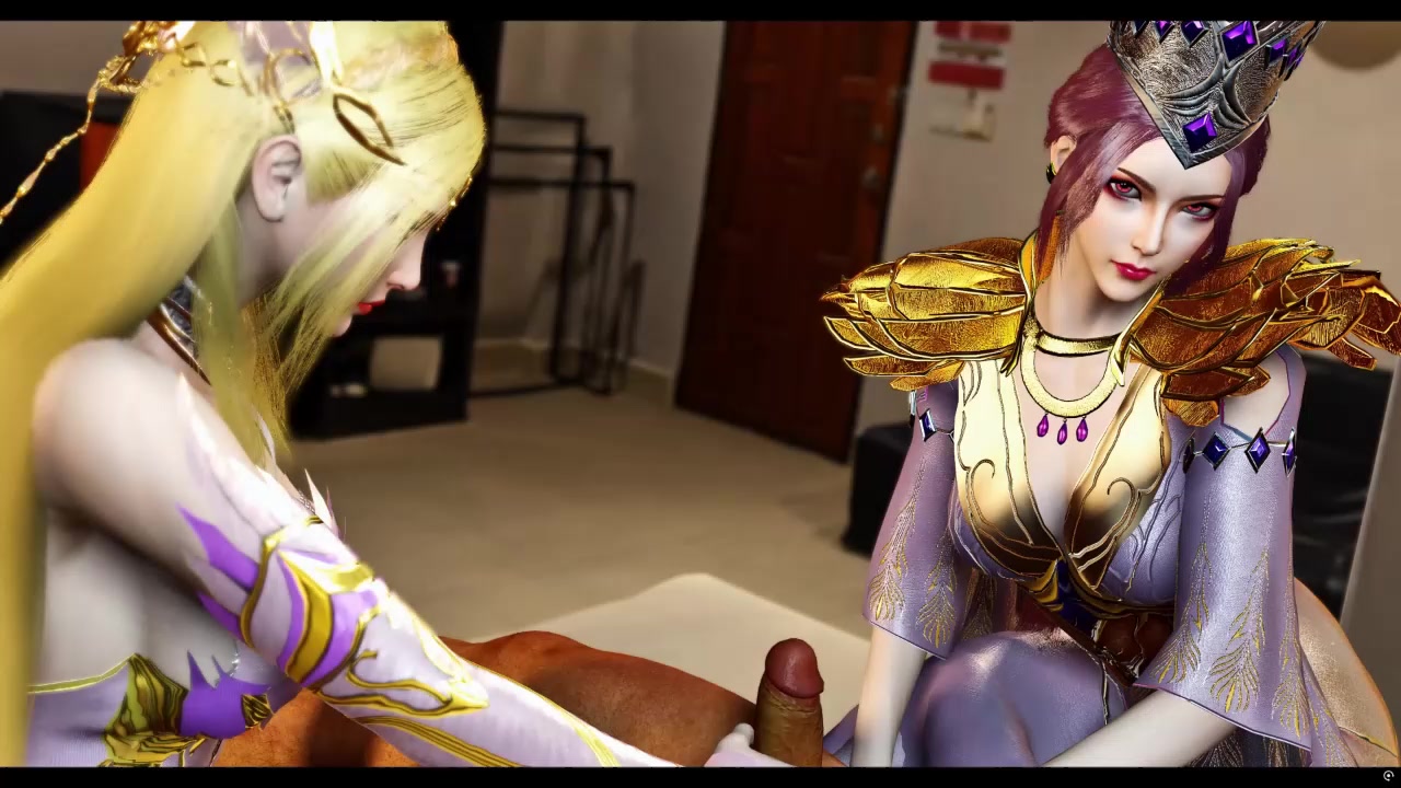 比比东与千仞雪提供特别服务