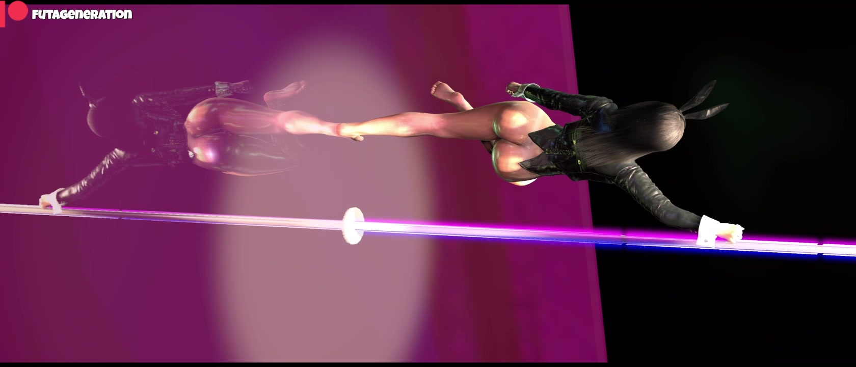 Futanari lapine danse fort dans orgie tentacules écolières