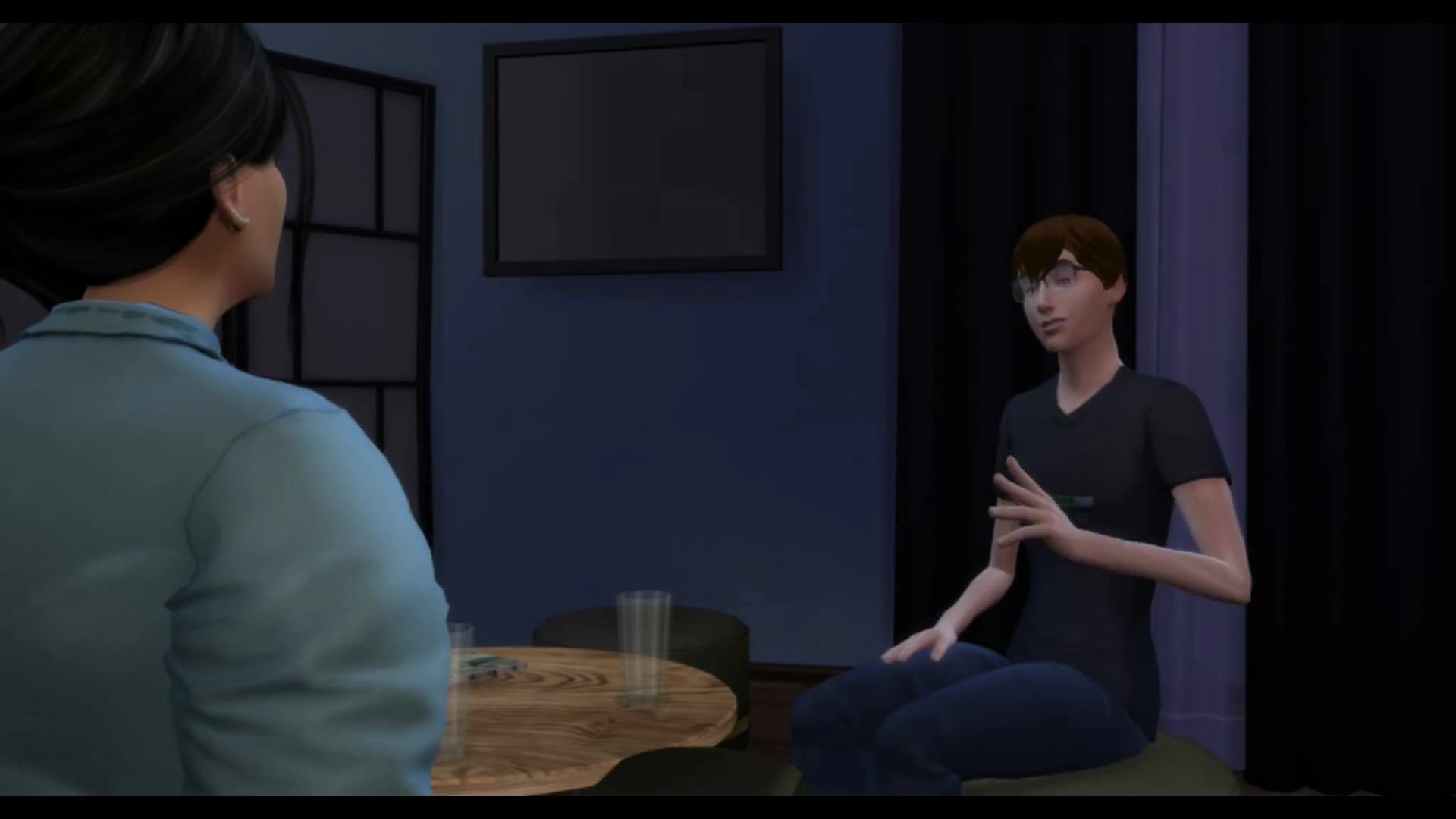 壊れたシャワーシーン