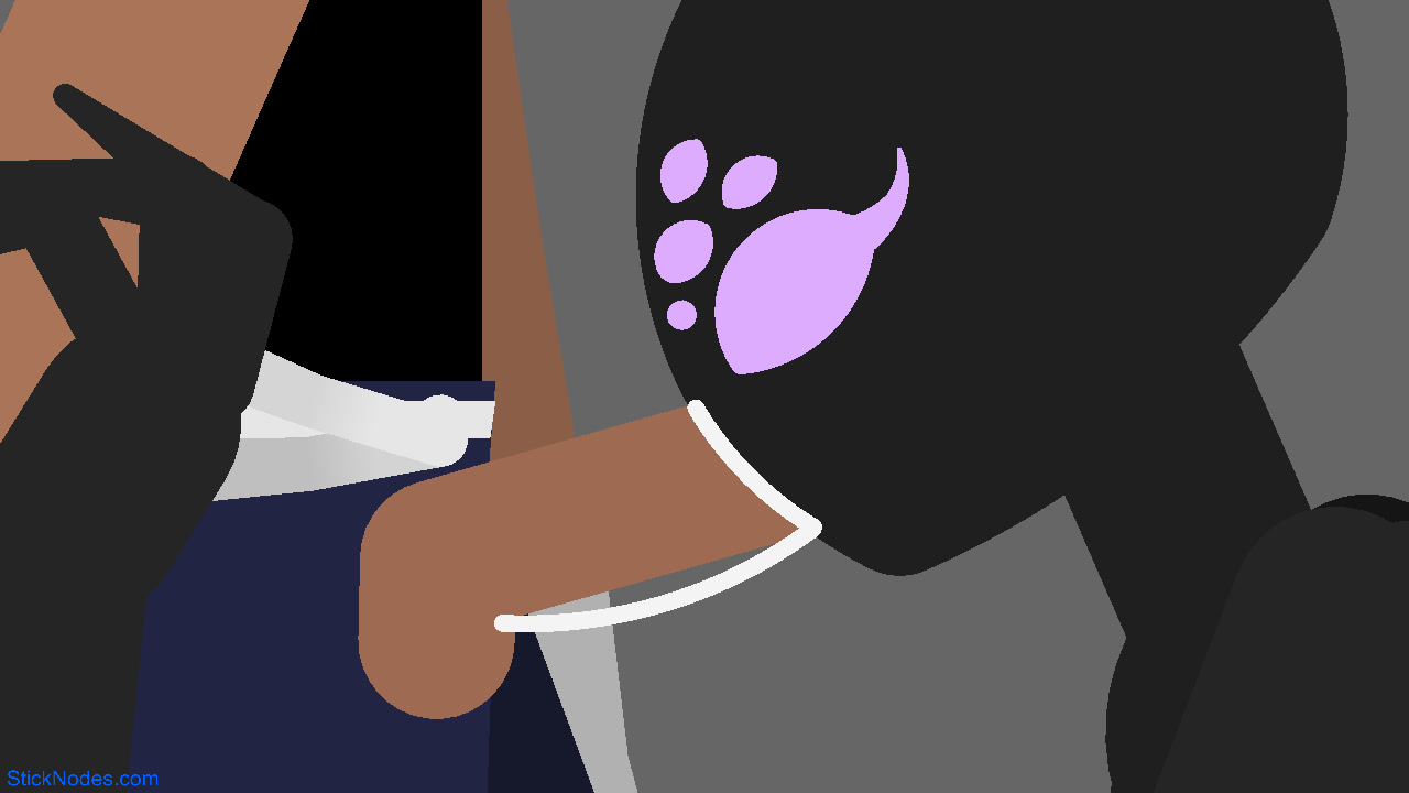 Spinne gibt einen frechen blowjob