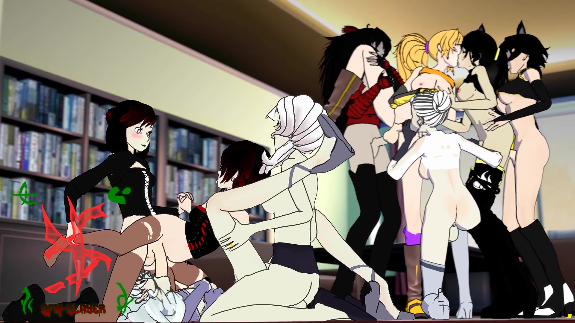 Unanständige rwby-futa-inzest-orgie [sfm-slayer]