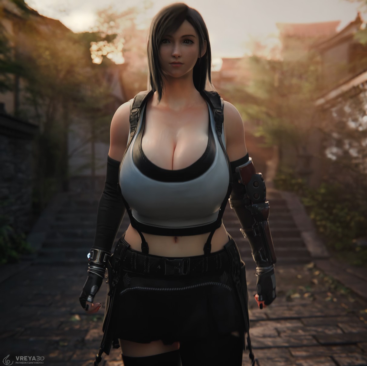 تيفا 4k فريا ثري دي تمشية [مكسوة]