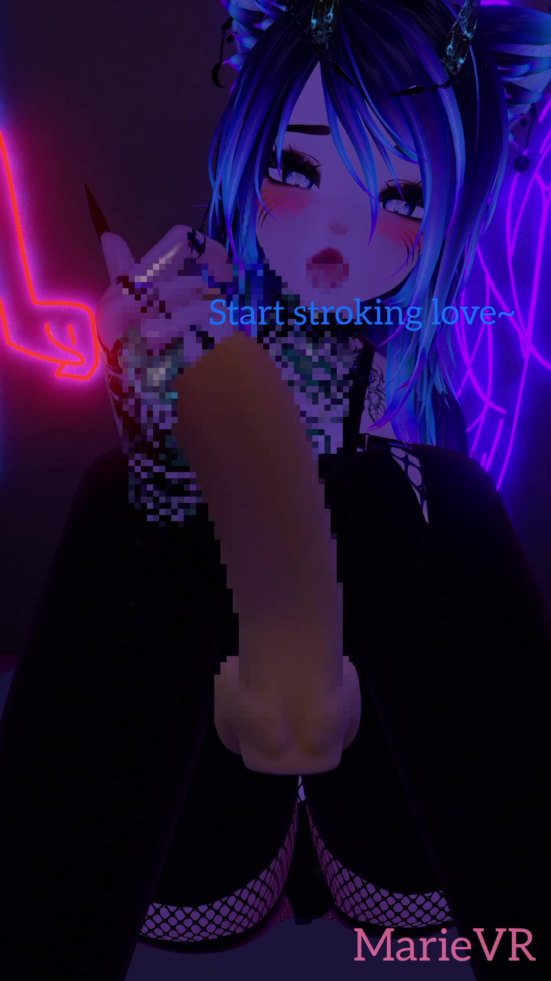 いたずら巫女マリエvr触手ふたなりえっち