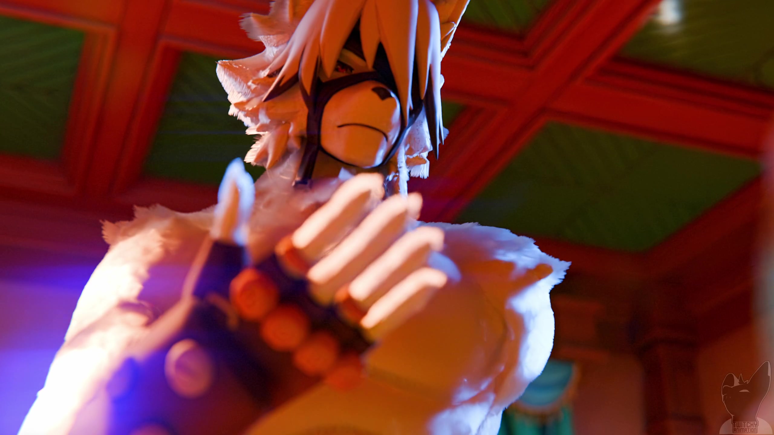 الفتاة المدرسية الأنثوية الأنيقة مع المخلوقات المخيطية إيتشي