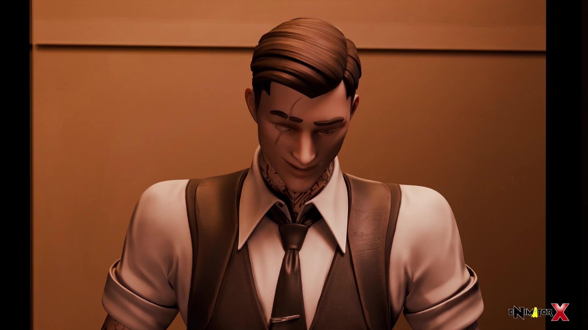 Blonde blazer schoolgirl washroom blowjob