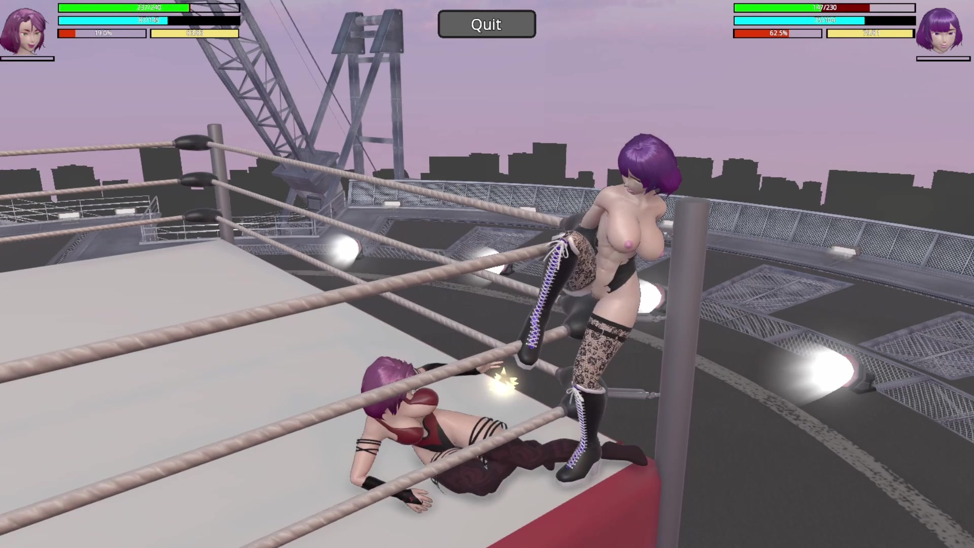 Schoolgirl futanari tentacle ecchi: ruvy vs emma