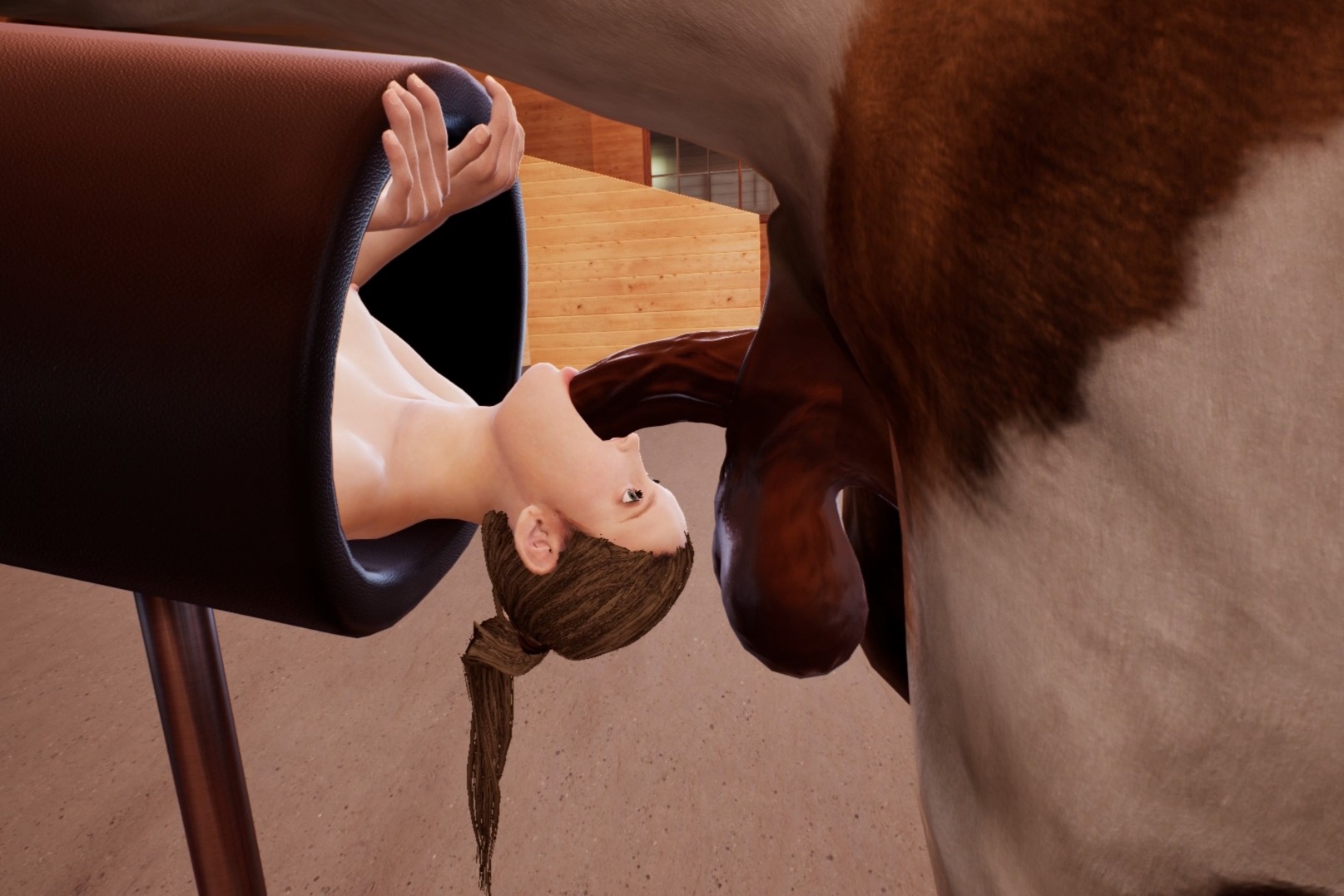 Pferdezucht per deepthroat atwt | vr hengst 2.11 gameplay