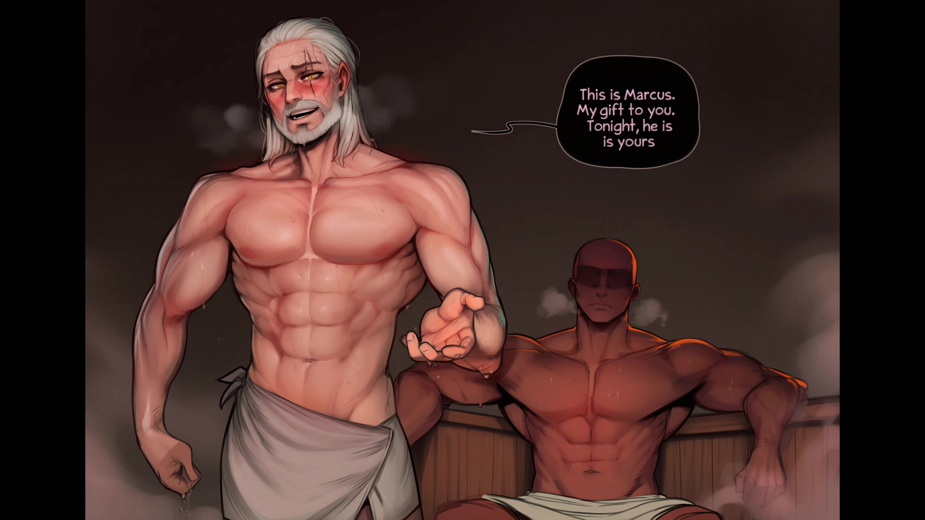 Regalo cómic yennefer geralt lobo blanco