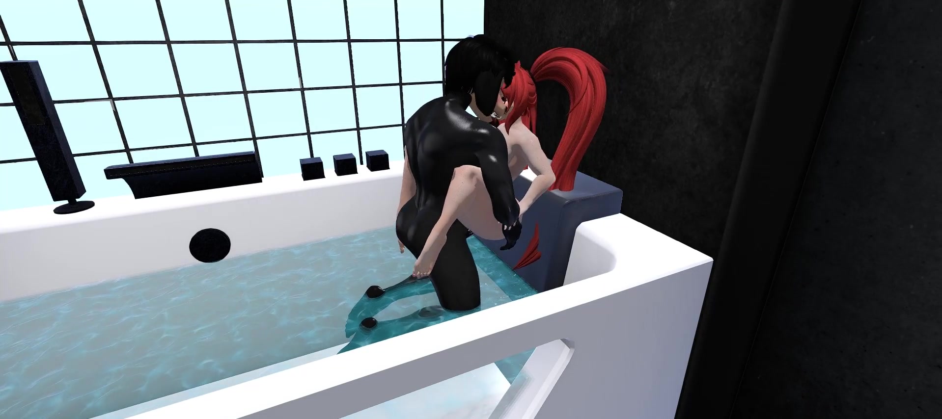 Max goof et pistol pete dans un bain coquin ensemble