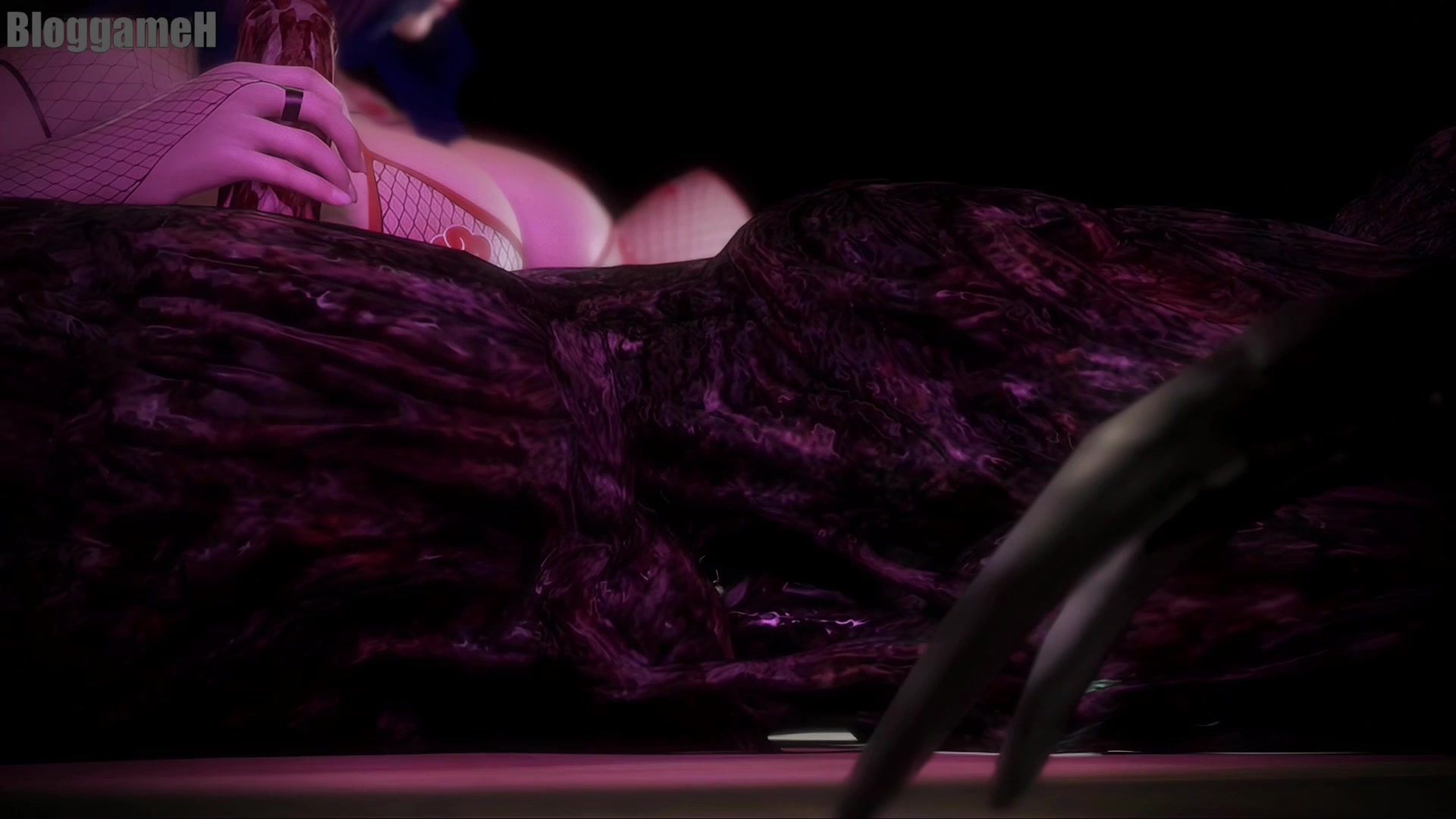 Hinatas versauter tentakel-futanari-ecchi-monster-kampf