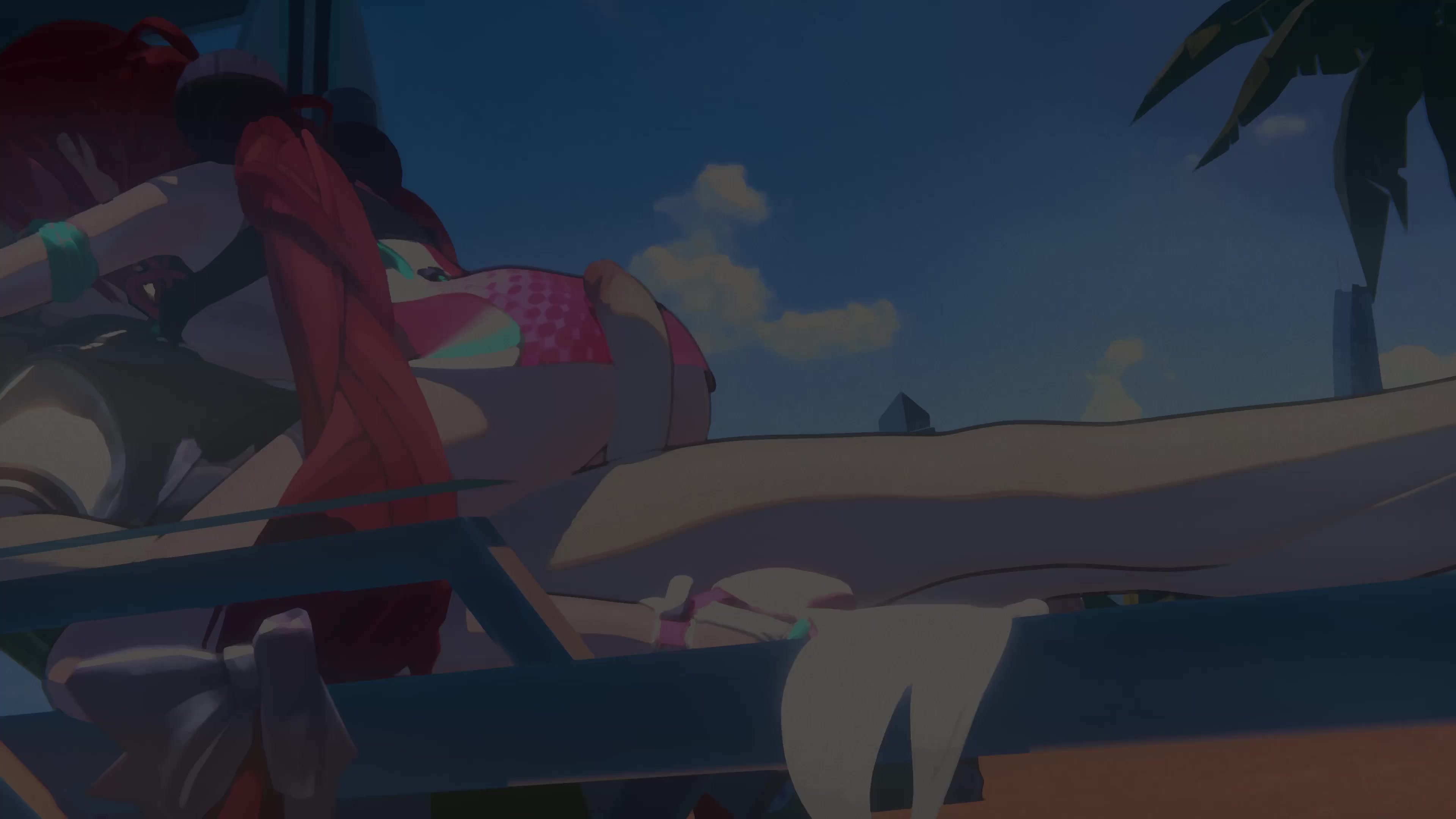 يوزوهات تركبك وتمصك على الشاطئ