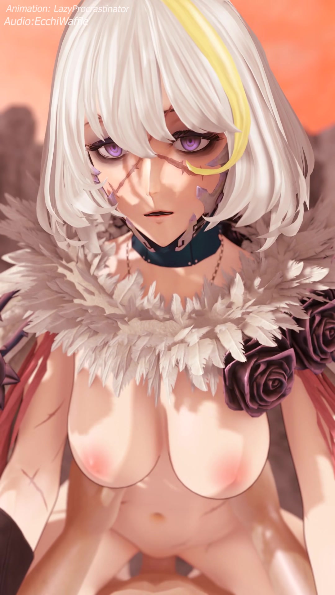 Cena de montaria de eva roux (code vein)