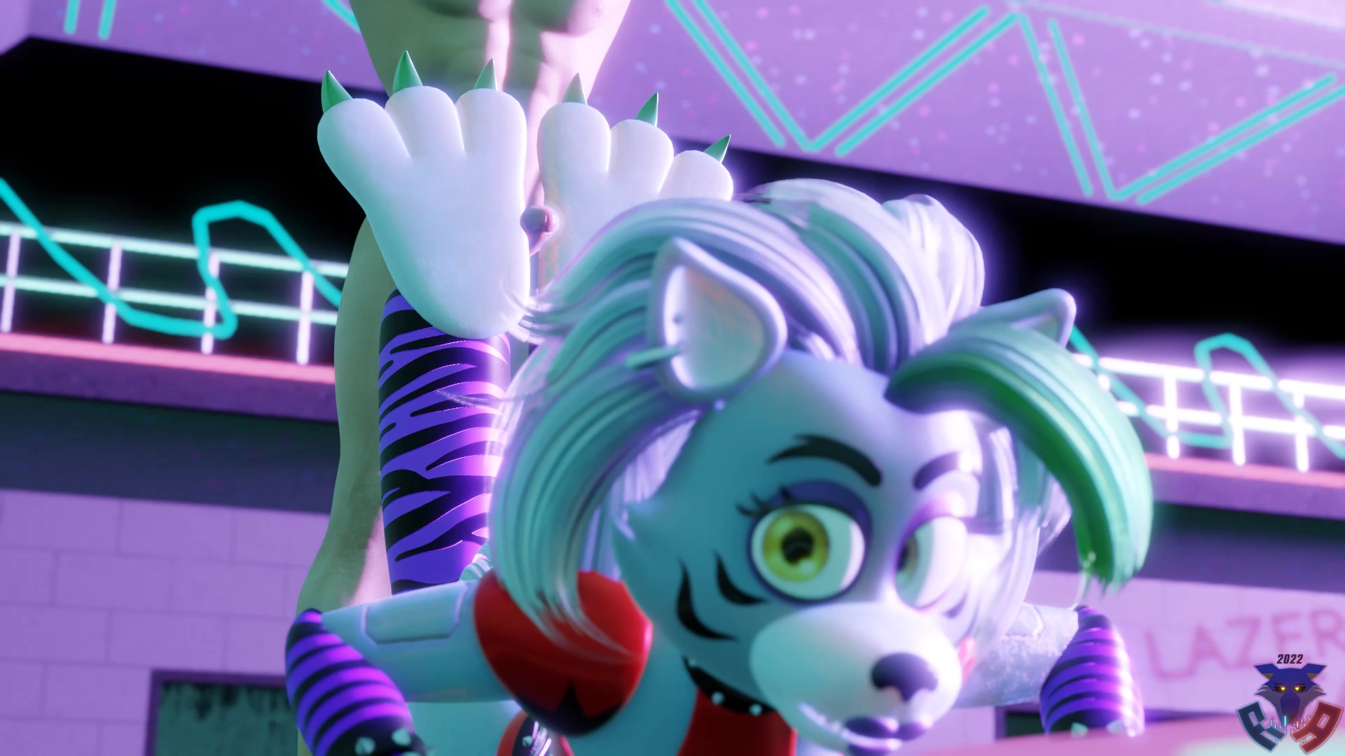 罗克珊·沃尔夫的调皮足交