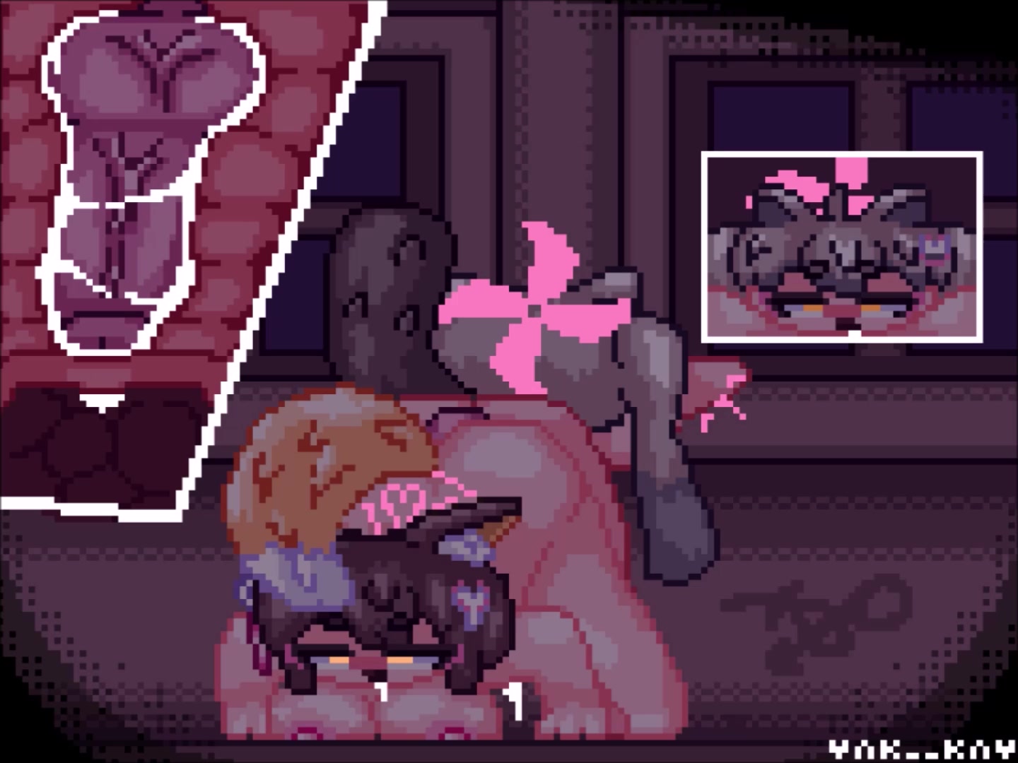 Art ninja sexy : écoleuse engrossée par tentacules futanari