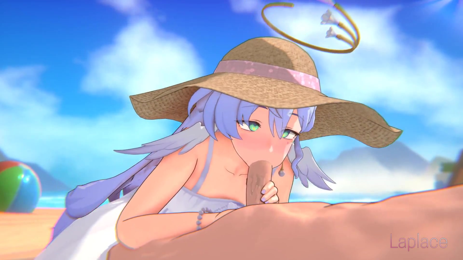 جلسة صوتية إيتشي لطالبة المدرسة فوتاناري رووبن مع المخالب