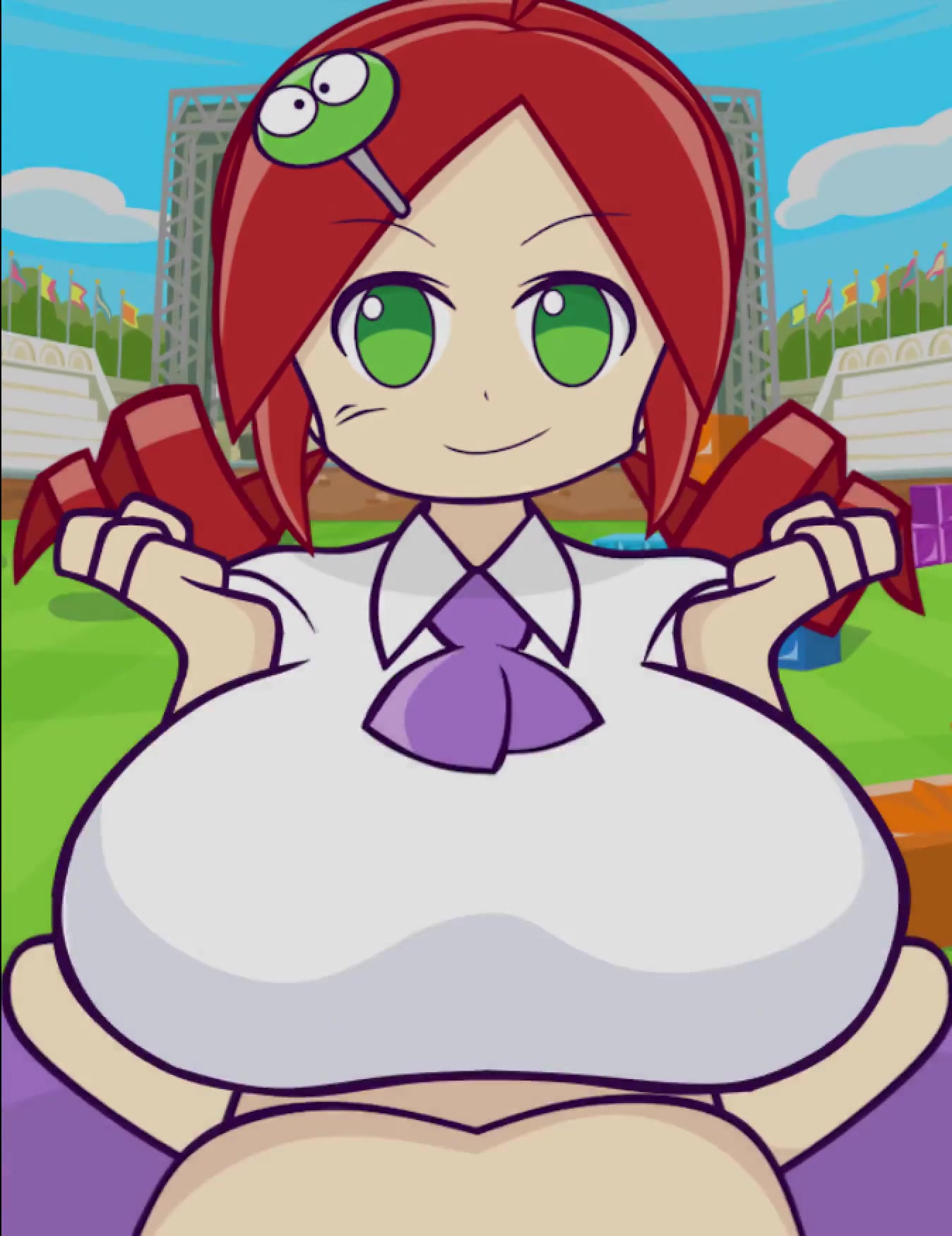 ホットふたなり生徒触手エッチハンズフリー