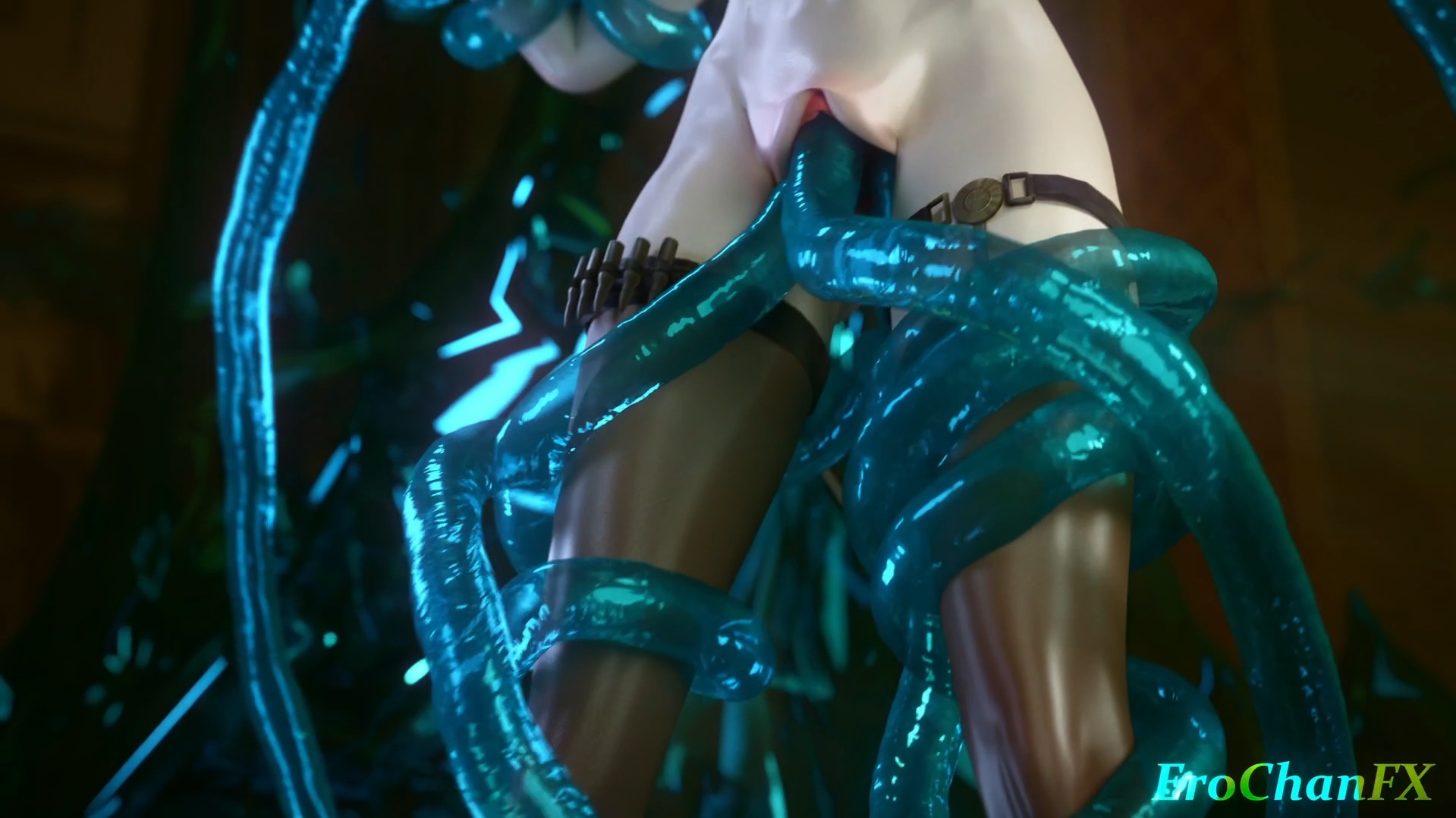 Escolar tentáculo ecchi futa galbrena