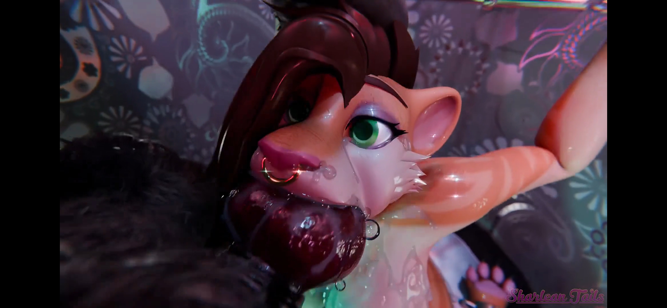 भेड़िया से क्रूर गला चुदाई